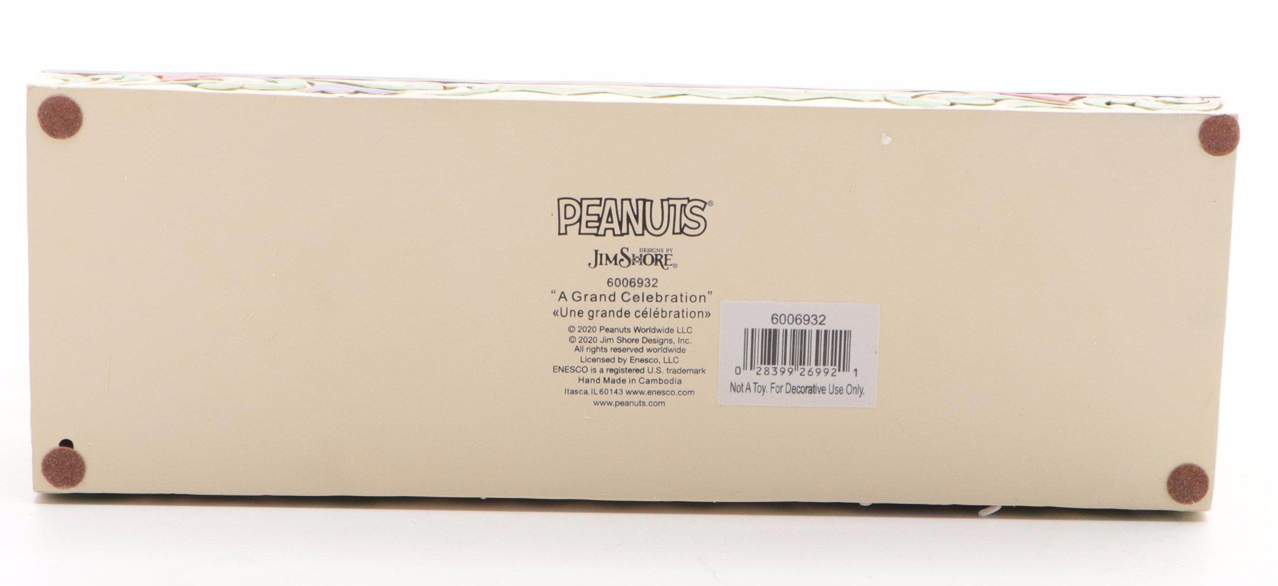 Jim Shore Peanuts "A Grand Celebration" Figurine, 2020