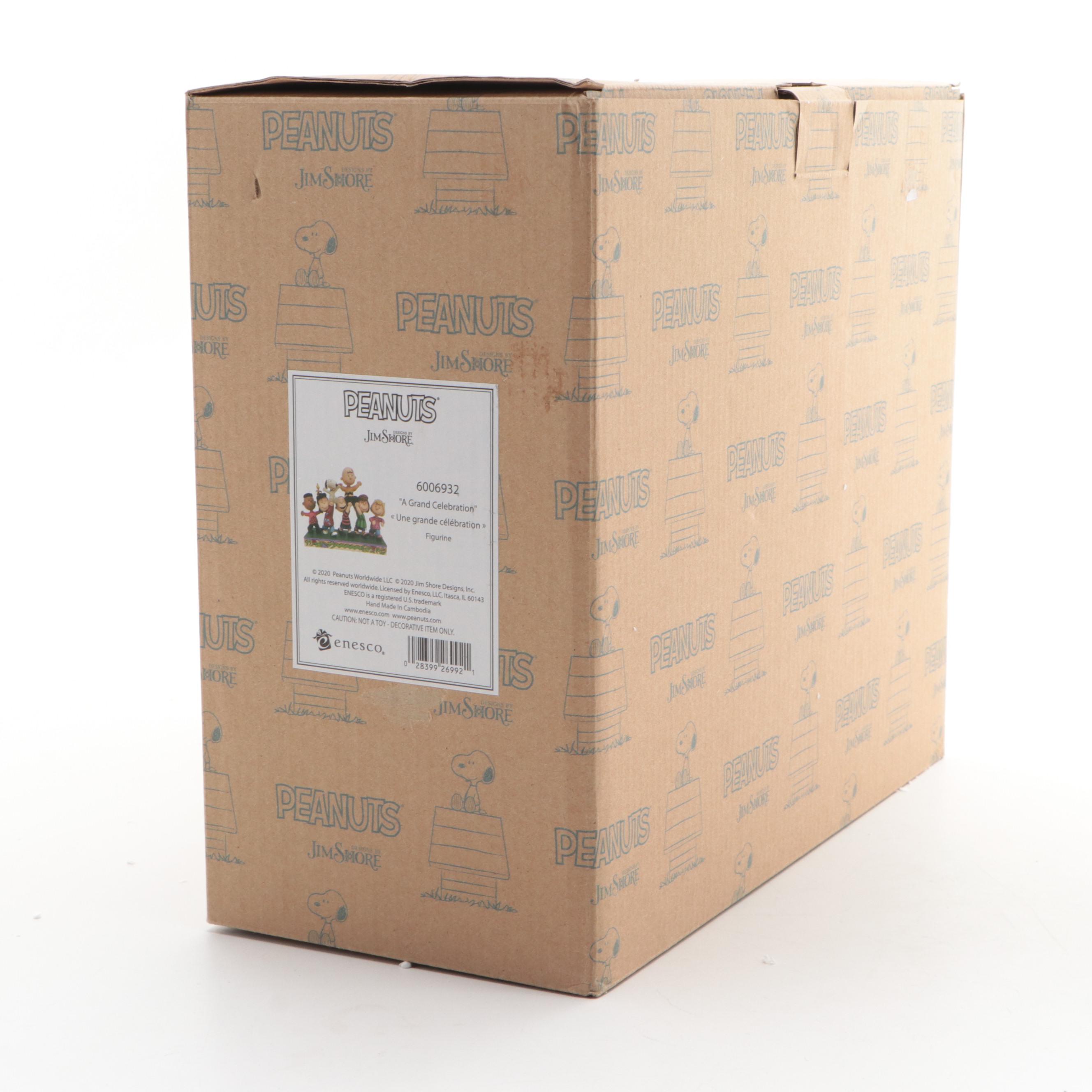 Jim Shore Peanuts "A Grand Celebration" Figurine, 2020