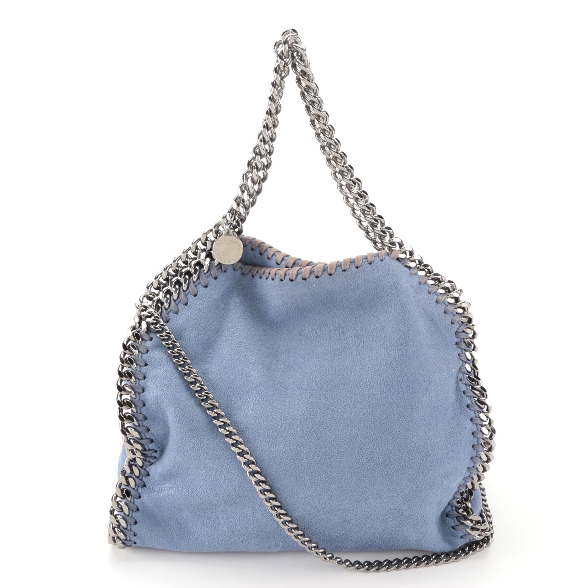 Stella McCartney Small Falabella Two-Way Bag in Shaggy Deer Faux Suede