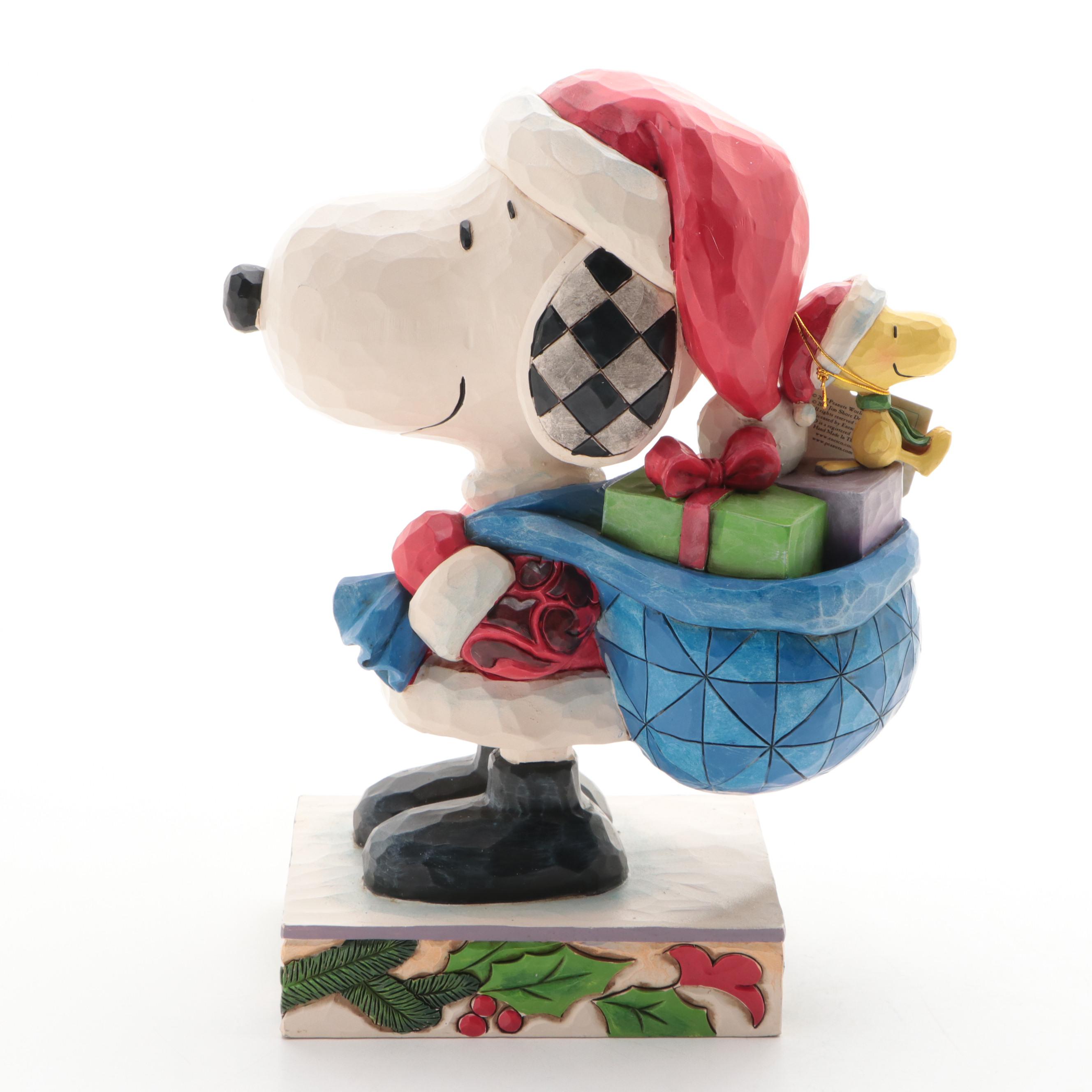 Jim Shore Peanuts "Here Comes Snoopy" Resin Figurine