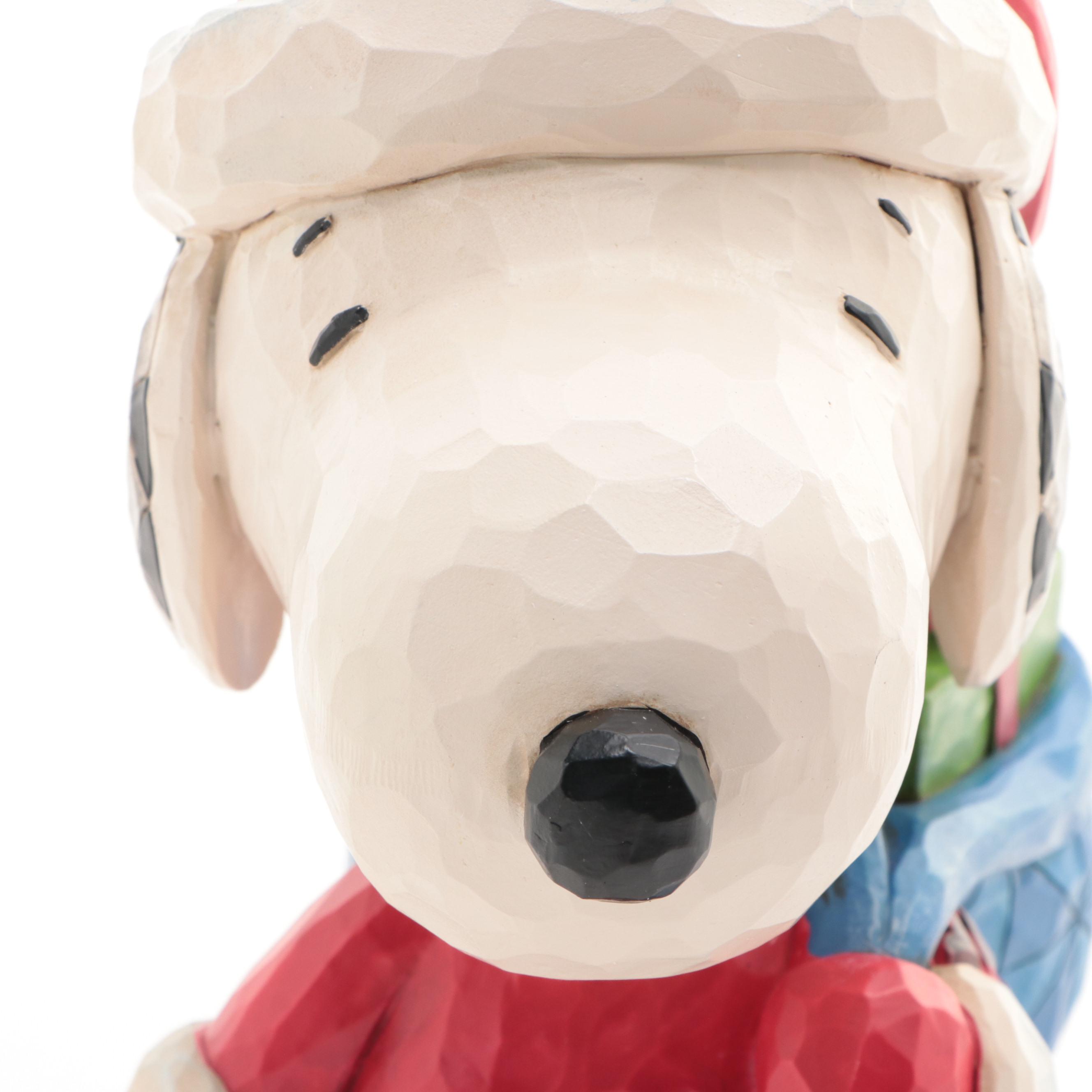 Jim Shore Peanuts "Here Comes Snoopy" Resin Figurine