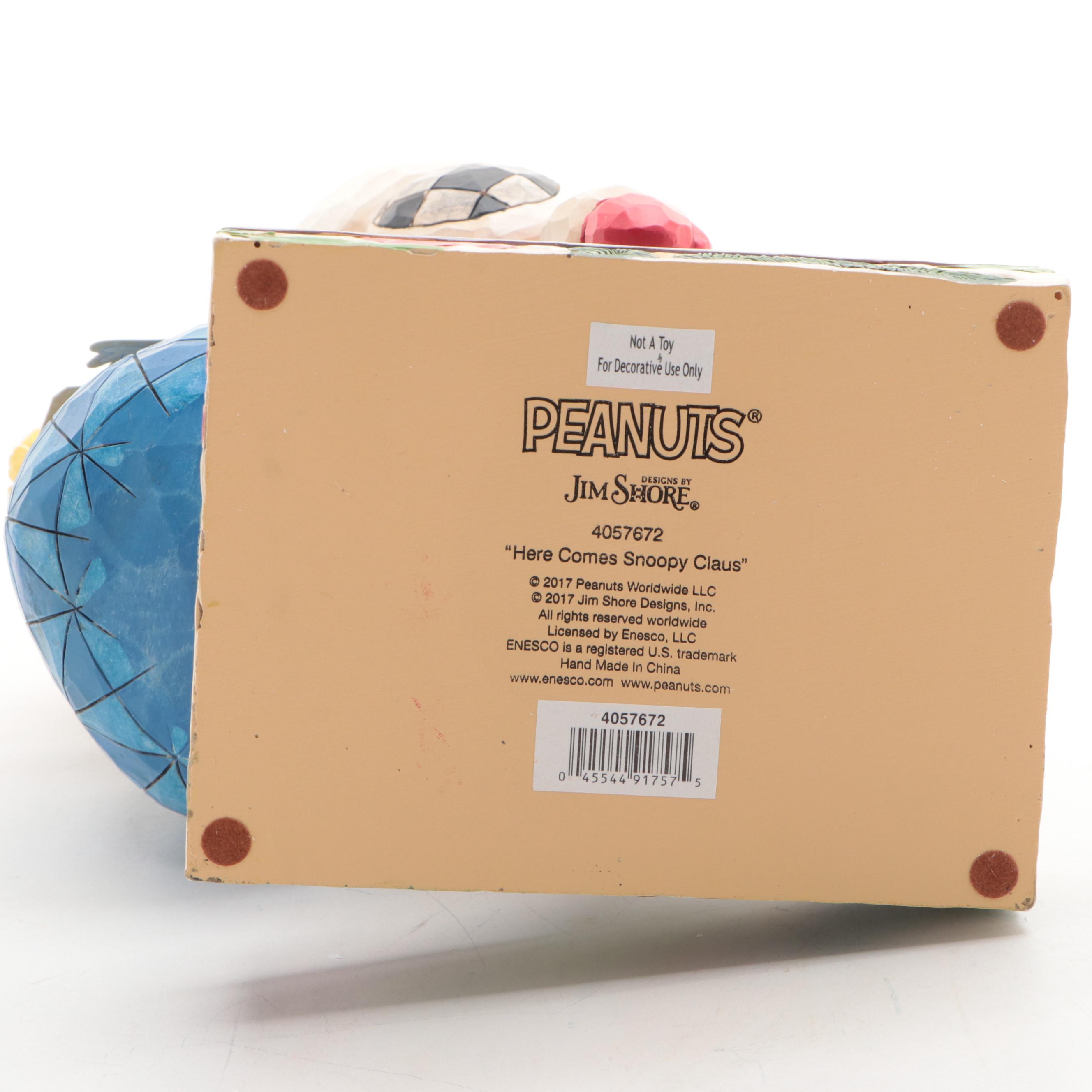 Jim Shore Peanuts "Here Comes Snoopy" Resin Figurine