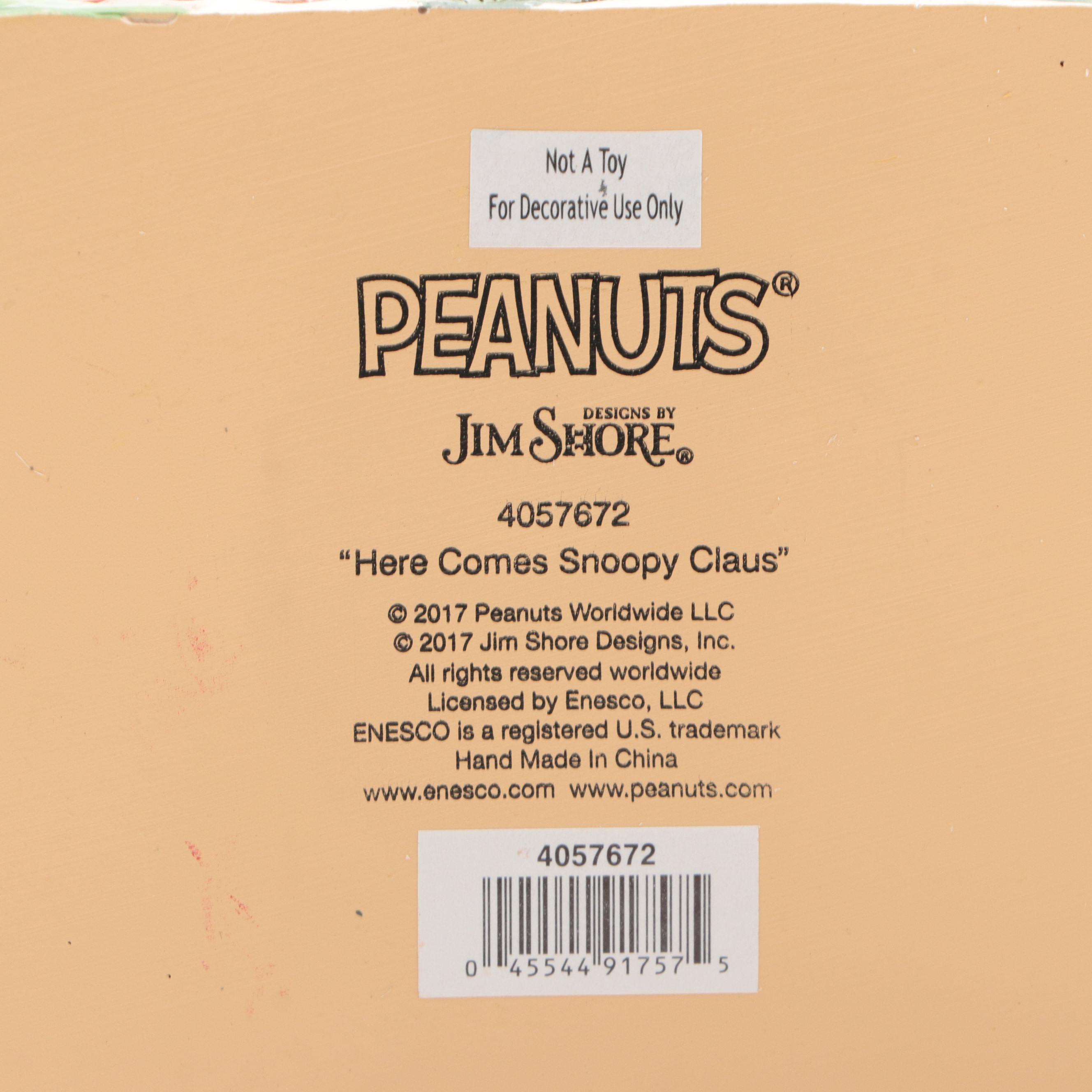 Jim Shore Peanuts "Here Comes Snoopy" Resin Figurine