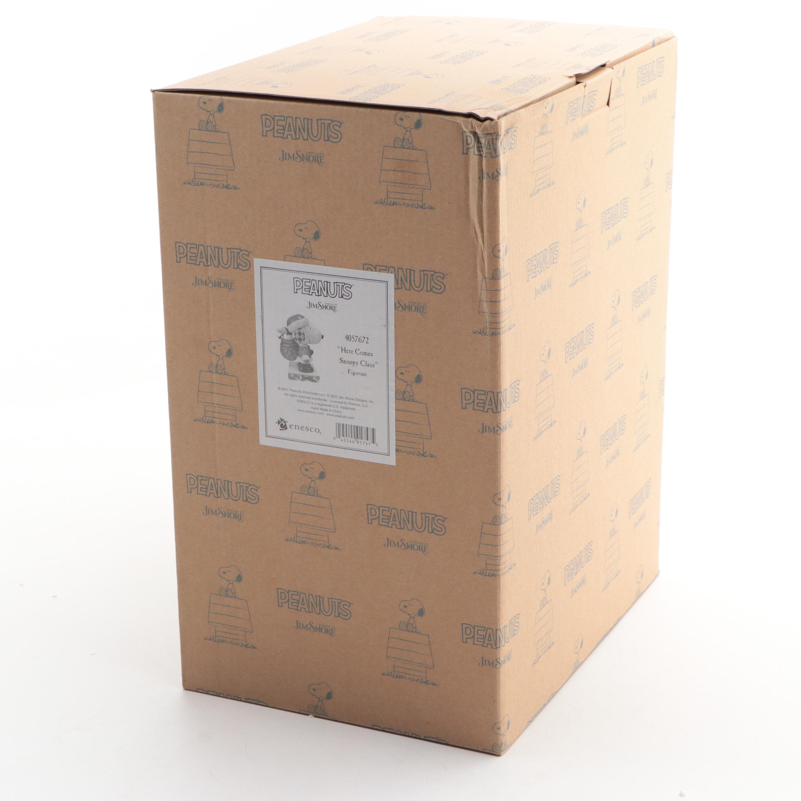 Jim Shore Peanuts "Here Comes Snoopy" Resin Figurine