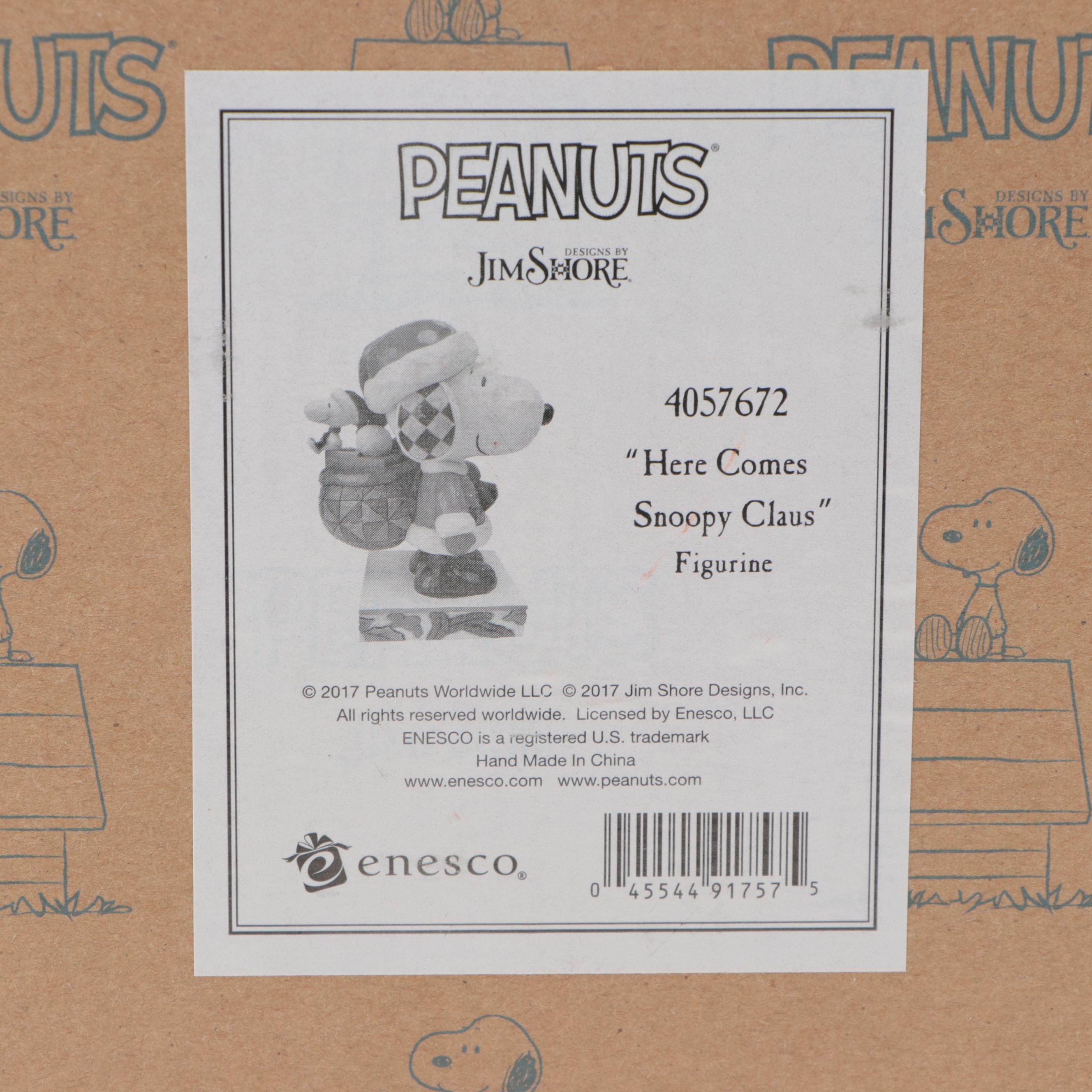 Jim Shore Peanuts "Here Comes Snoopy" Resin Figurine