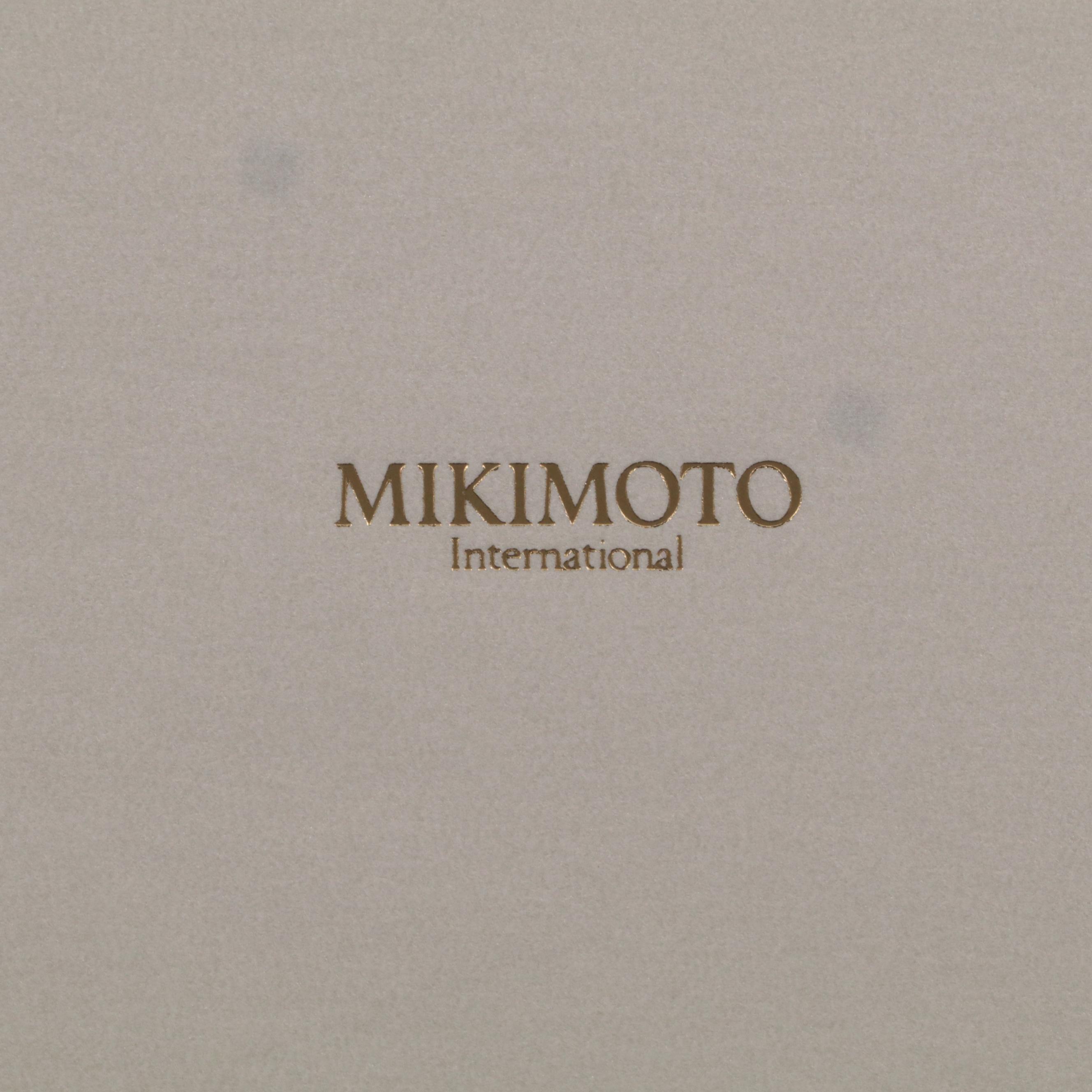 Mikimoto International Table Top Frame with Cultured Pearls