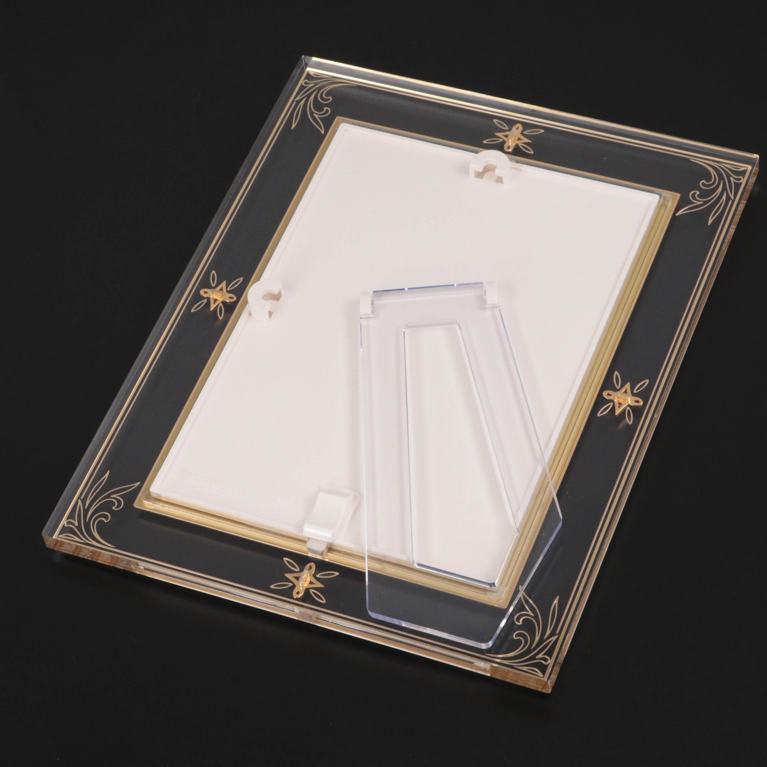 Mikimoto International Table Top Frame with Cultured Pearls