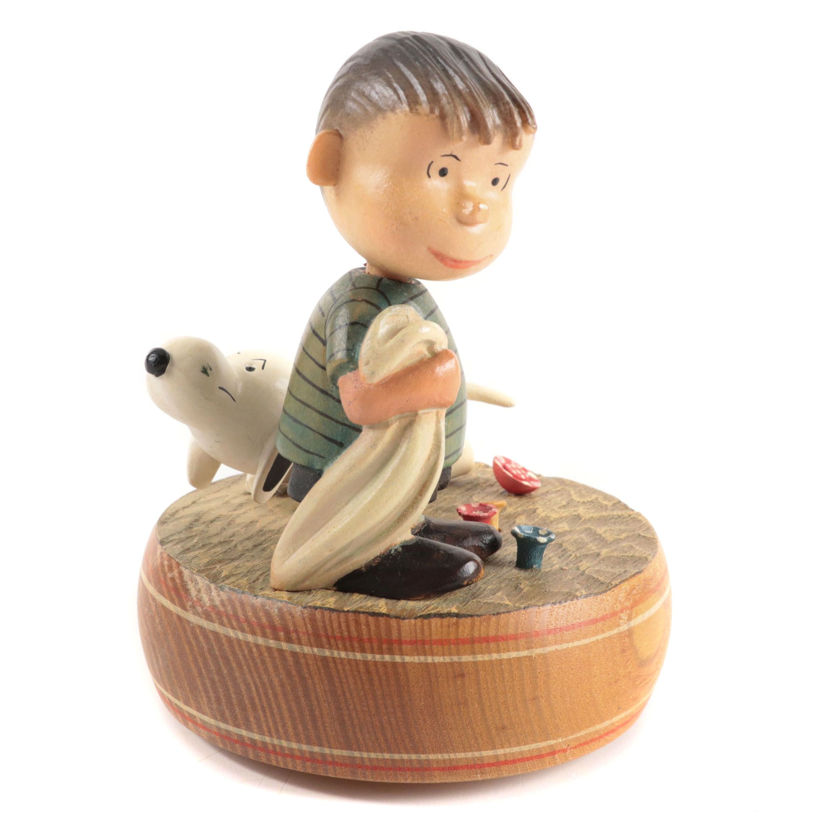 Reuge "Release Me" Wooden Peanuts Music Figure