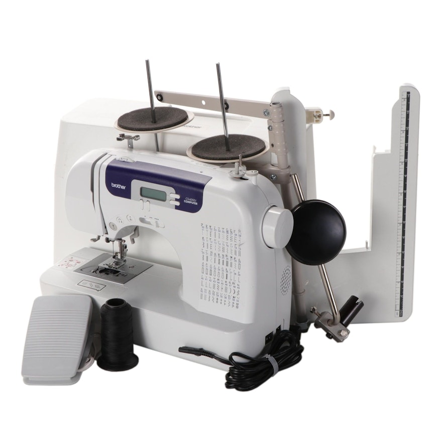 Brother CS-6000i Digital Computerized Sewing Machine With Accessories