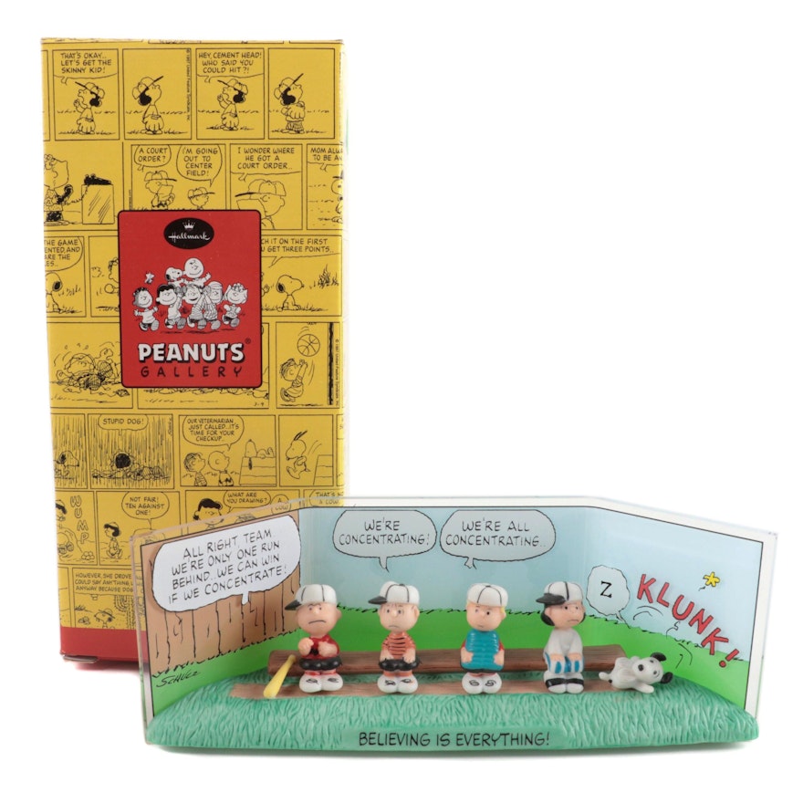 Hallmark Peanuts Gallery Limited Edition "The Winning Team" Figurine, 2000