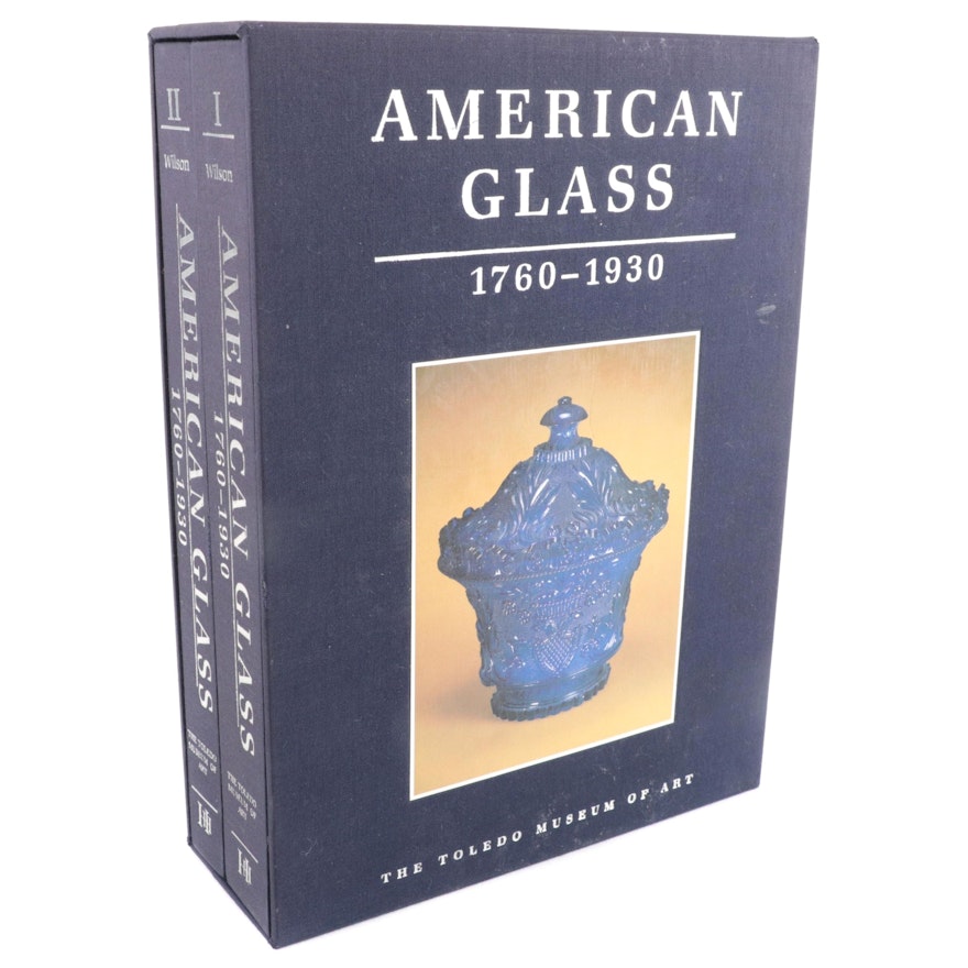 "American Glass: 1760–1930" Complete Two-Volume Set by Kenneth M. Wilson, 1994