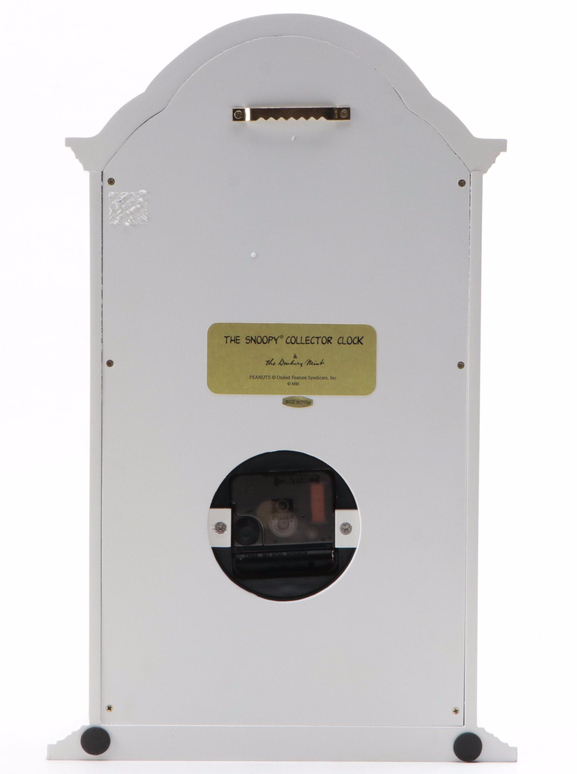 Danbury Mint Peanuted Battery Operated Wall Clock