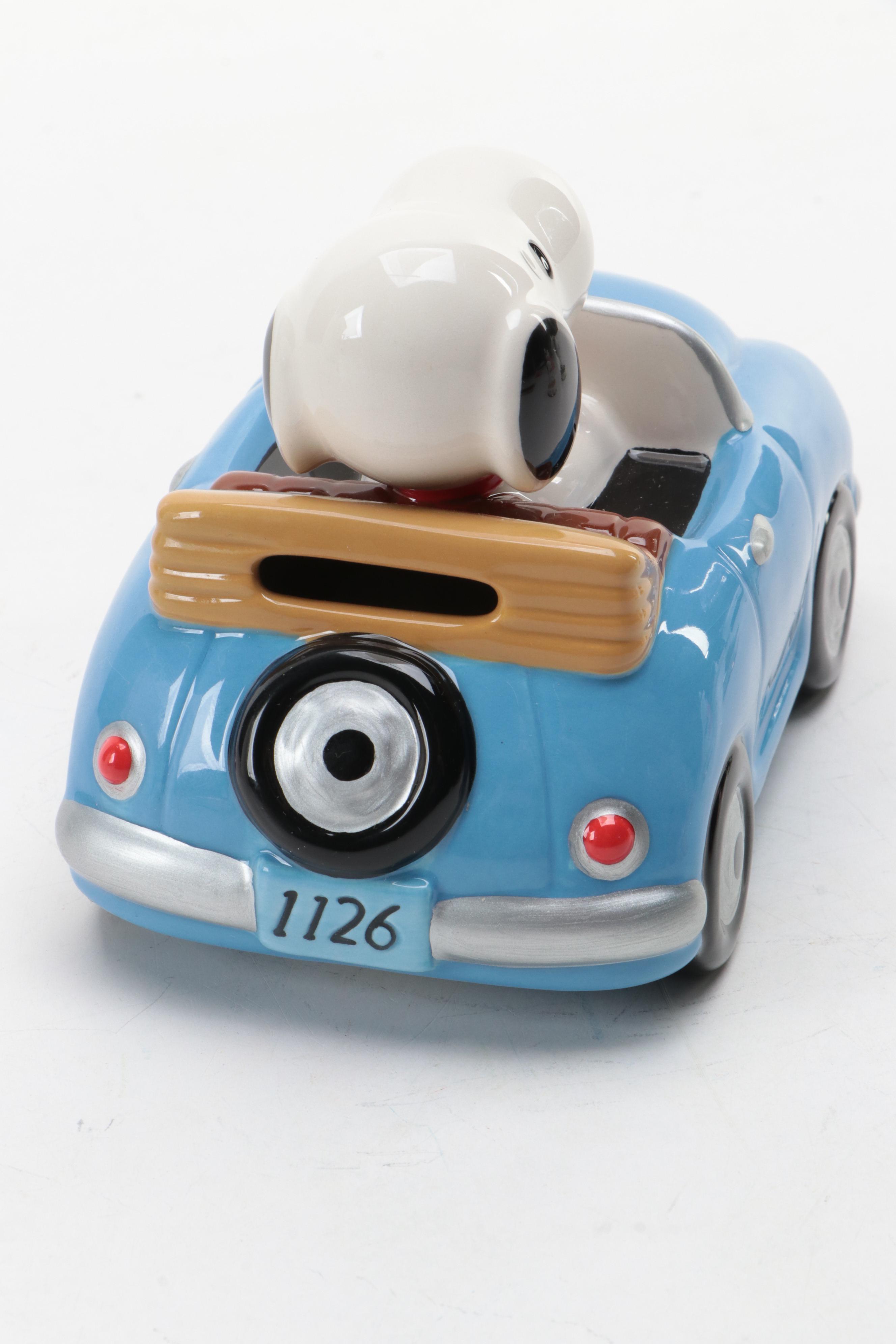 Kato Kogei Peanuts "Snoopy" Bone China Figurines and Banks