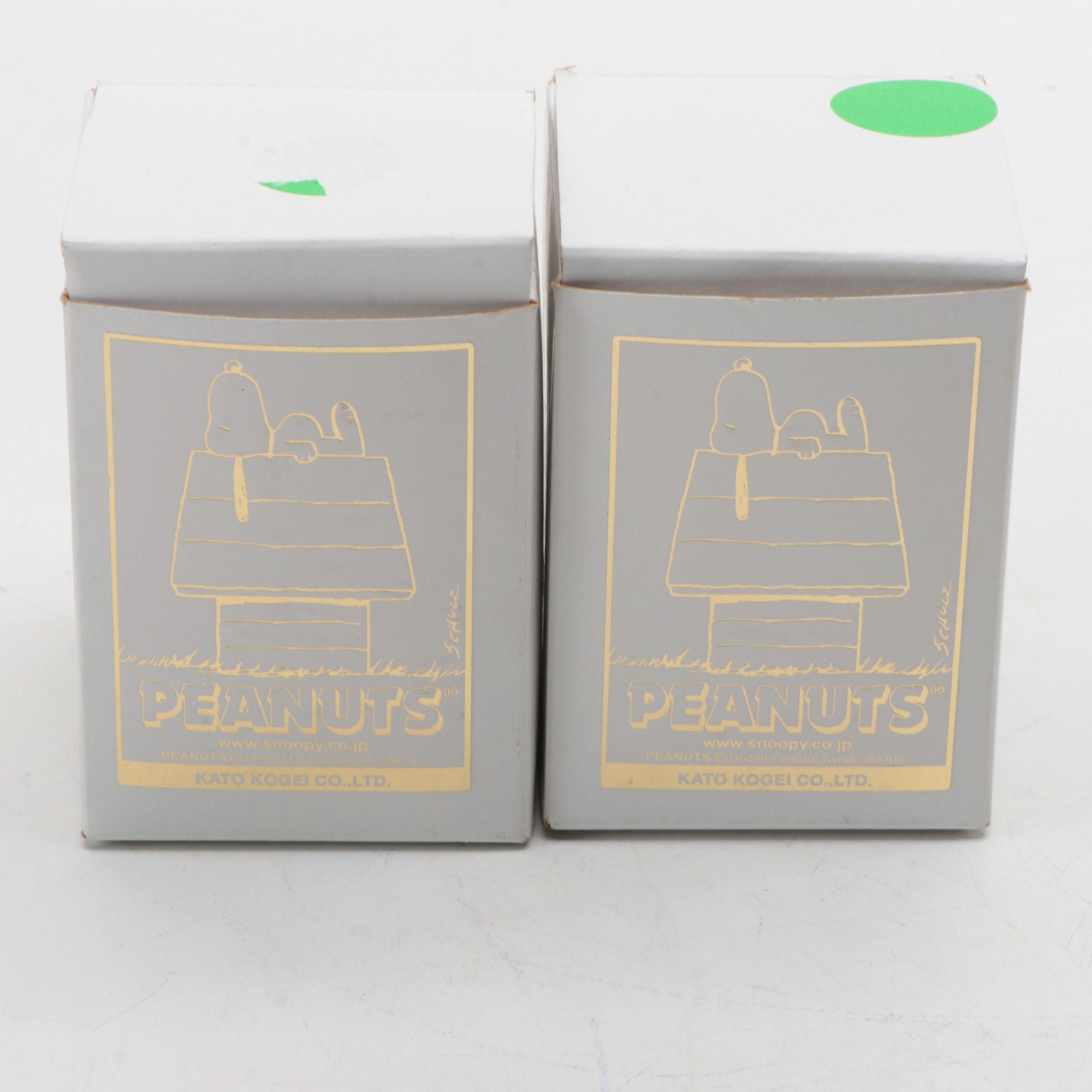 Kato Kogei Peanuts "Snoopy" Bone China Figurines and Banks