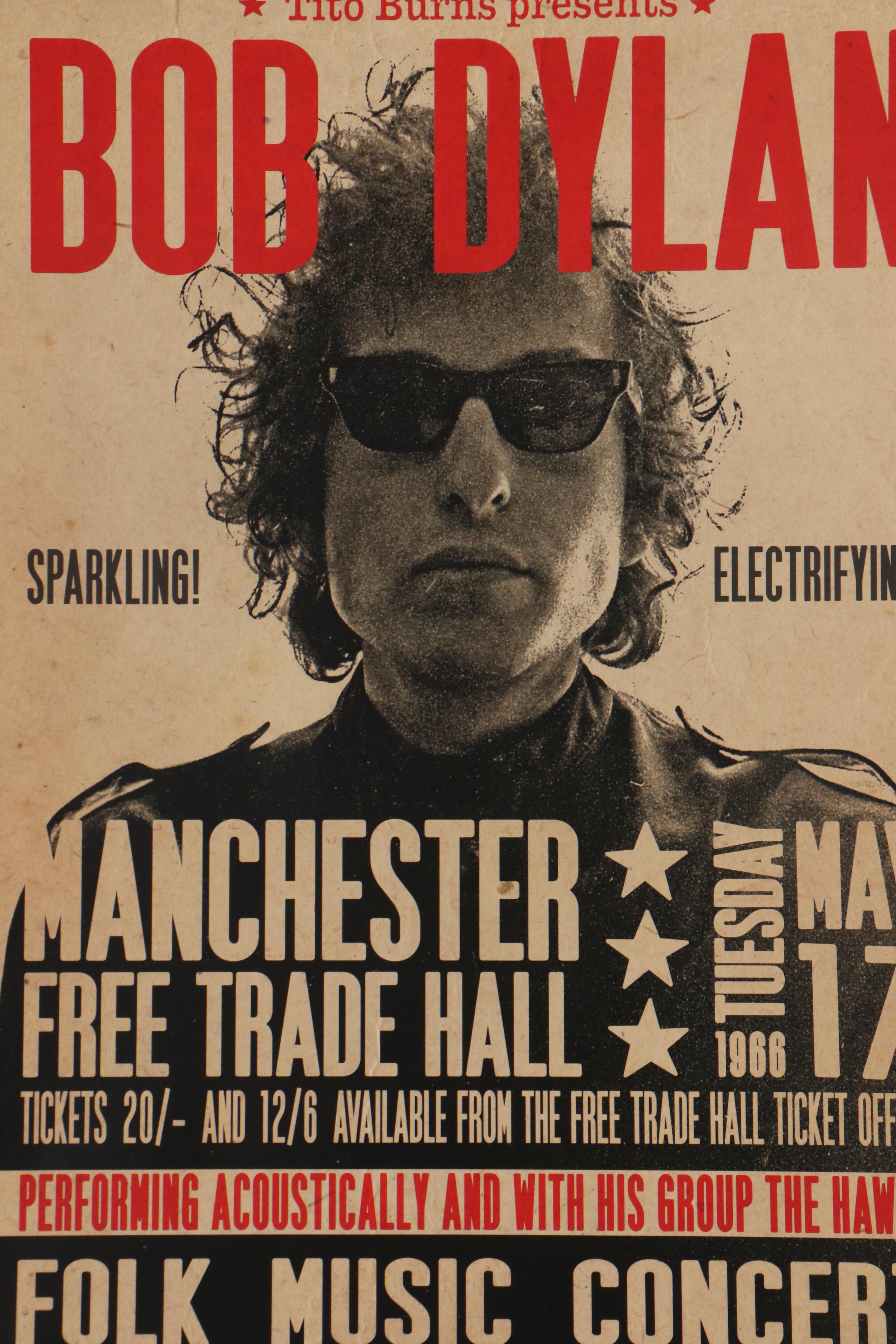 Bob Dylan Offset Lithograph Concert Poster