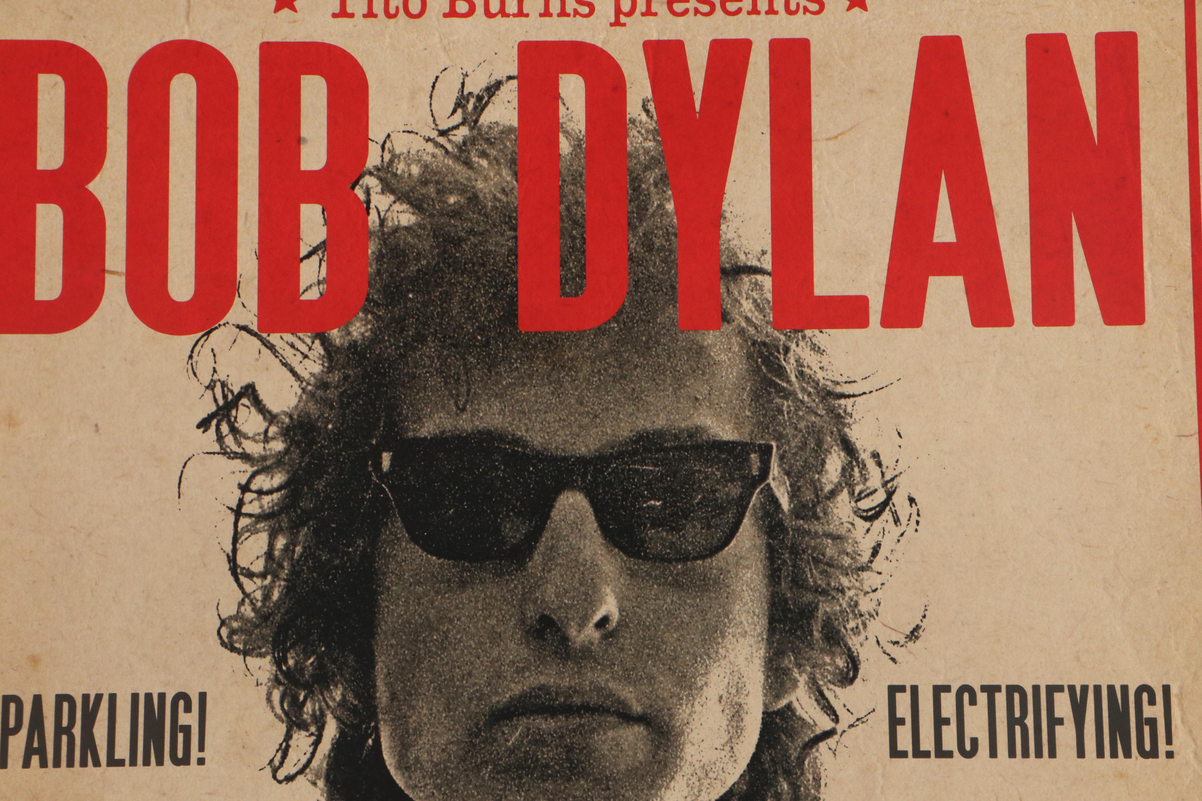 Bob Dylan Offset Lithograph Concert Poster