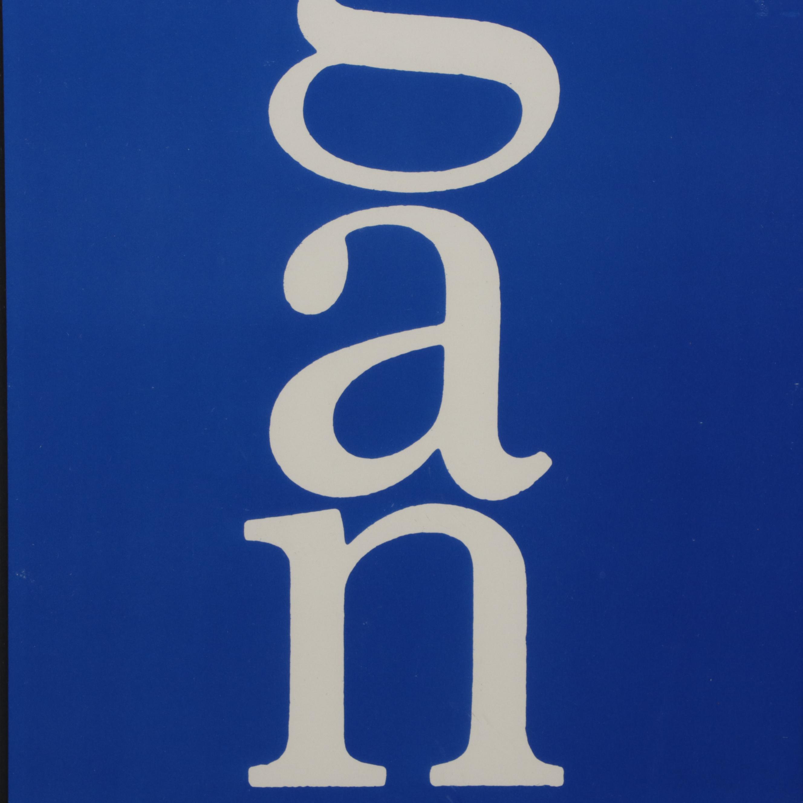 Ronald Reagan Lithograph Presidential Campaign Poster, Circa 1980