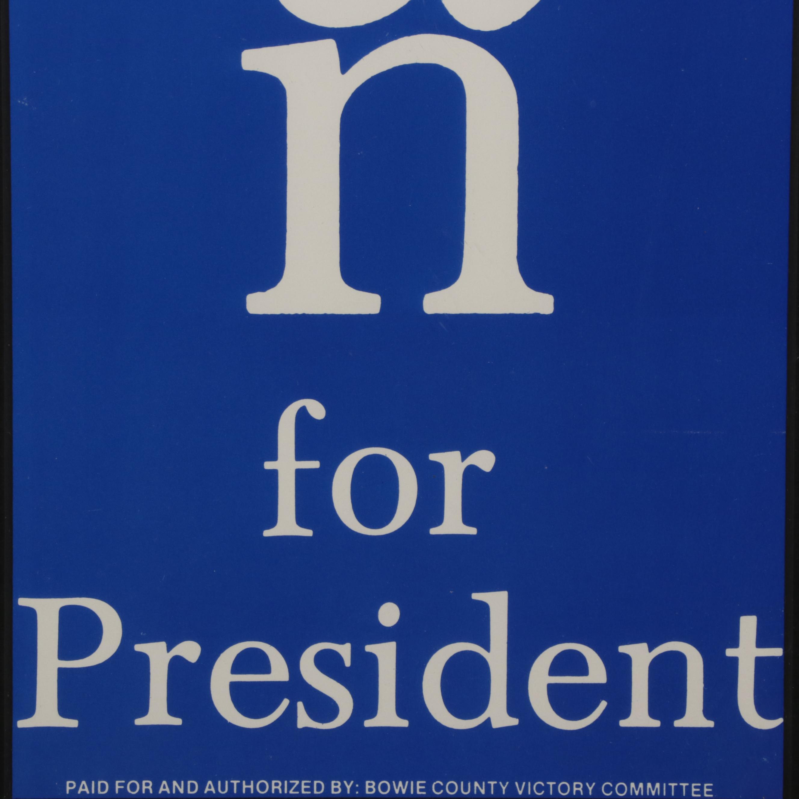 Ronald Reagan Lithograph Presidential Campaign Poster, Circa 1980