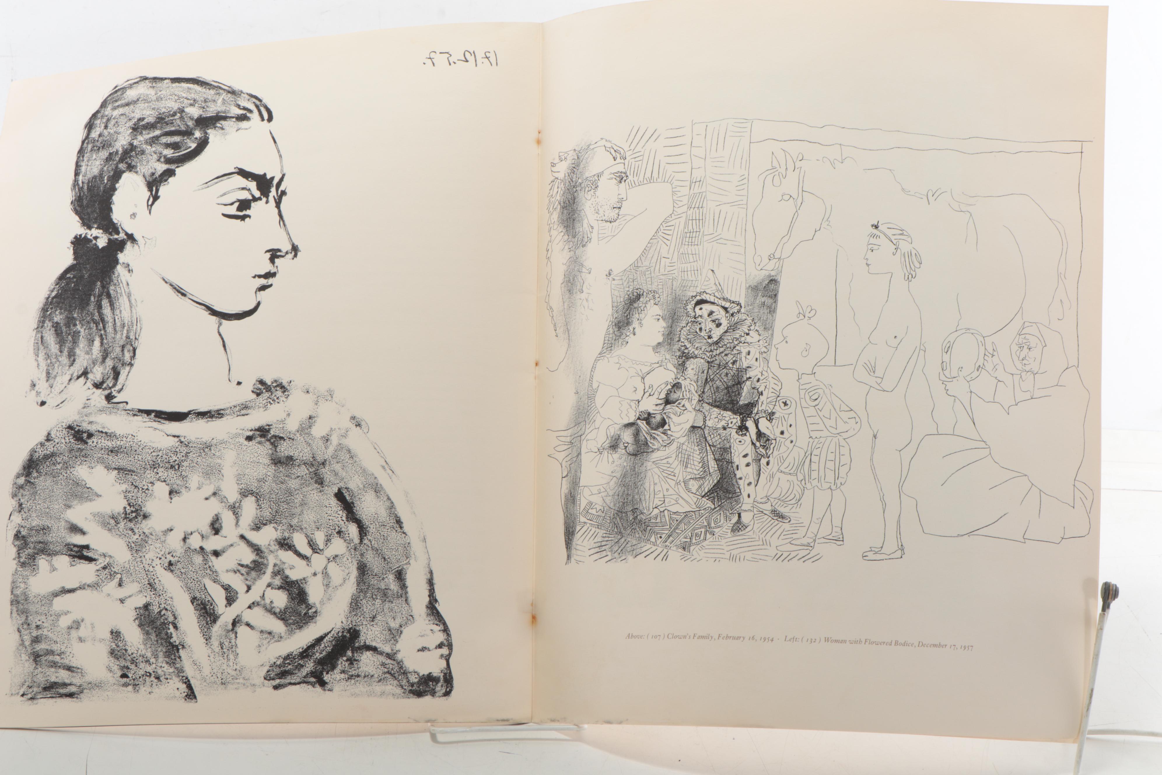 Cincinnati Art Museum Catalog for Pablo Picasso Lithograph Exhibition, 1959