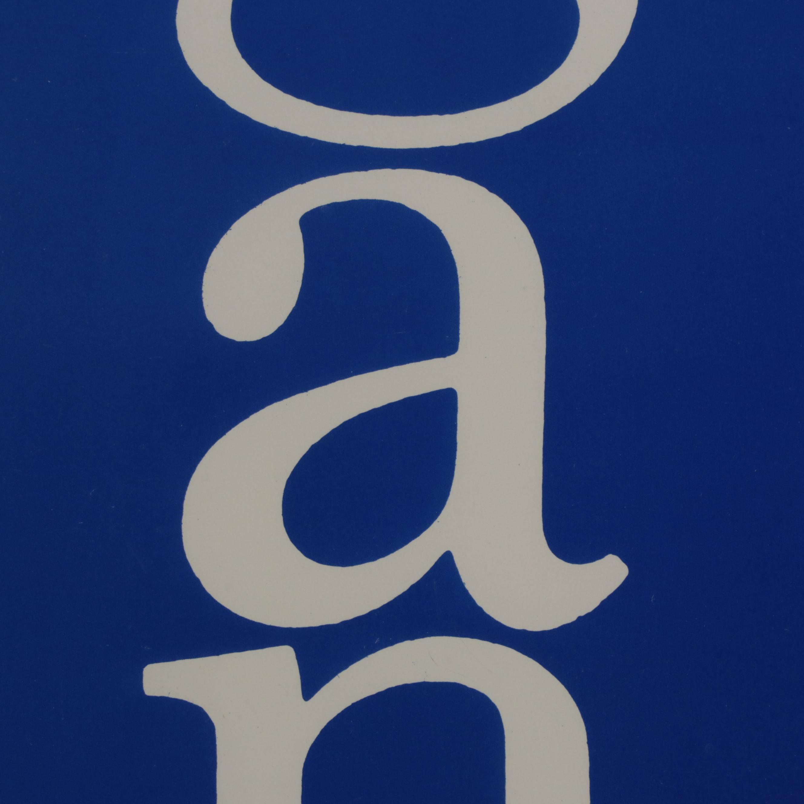 Ronald Reagan Lithograph Presidential Campaign Poster, Circa 1980