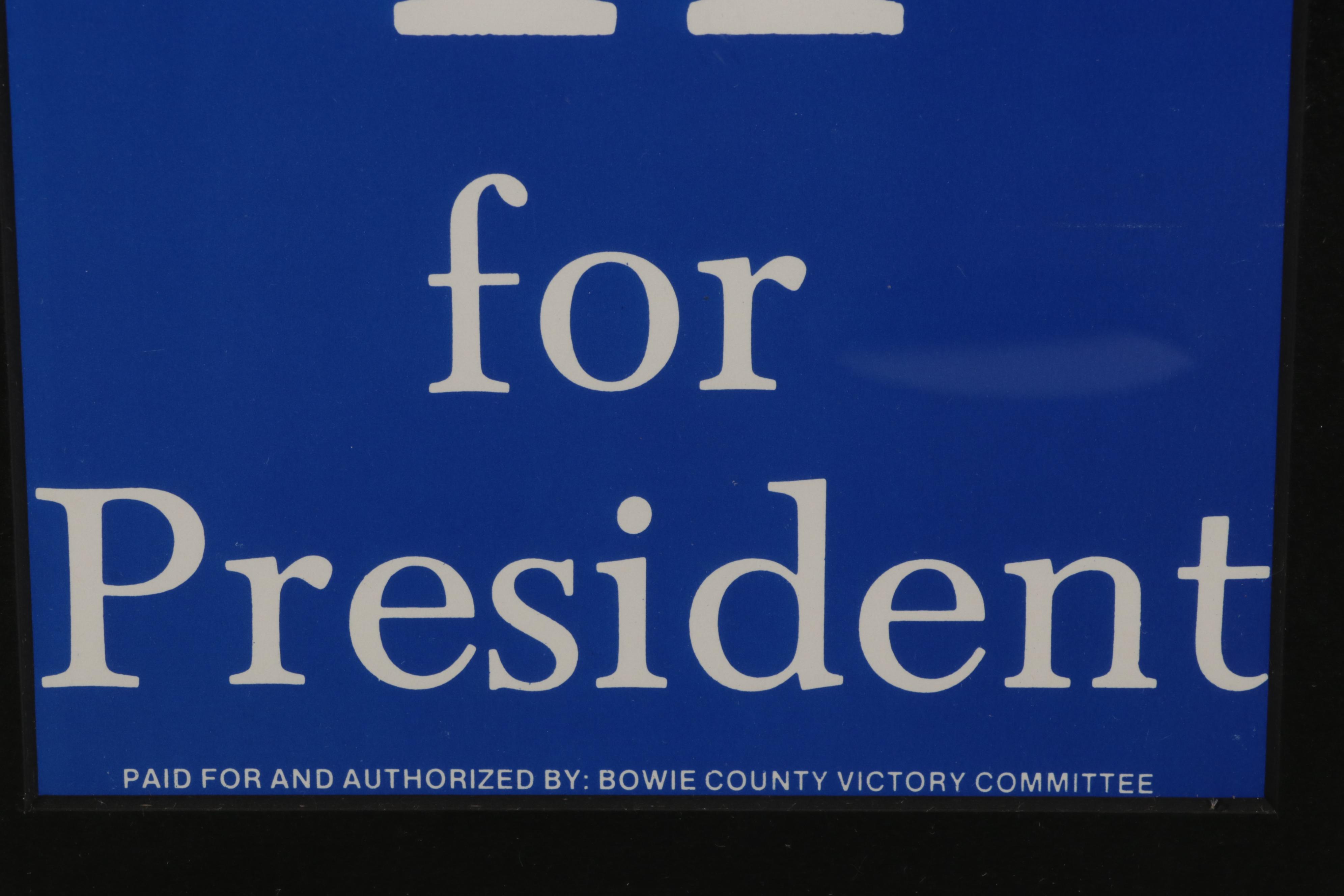 Ronald Reagan Lithograph Presidential Campaign Poster, Circa 1980