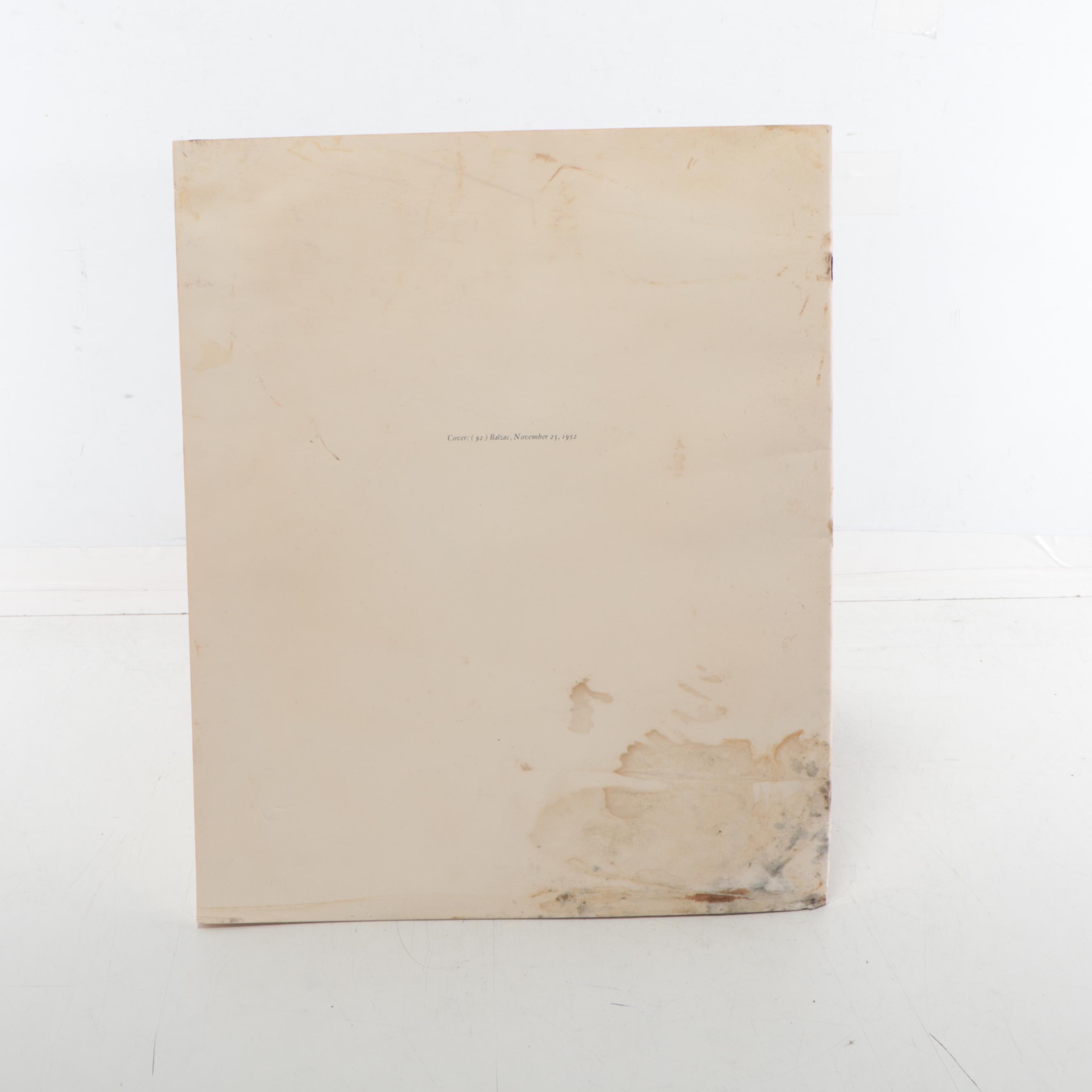 Cincinnati Art Museum Catalog for Pablo Picasso Lithograph Exhibition, 1959