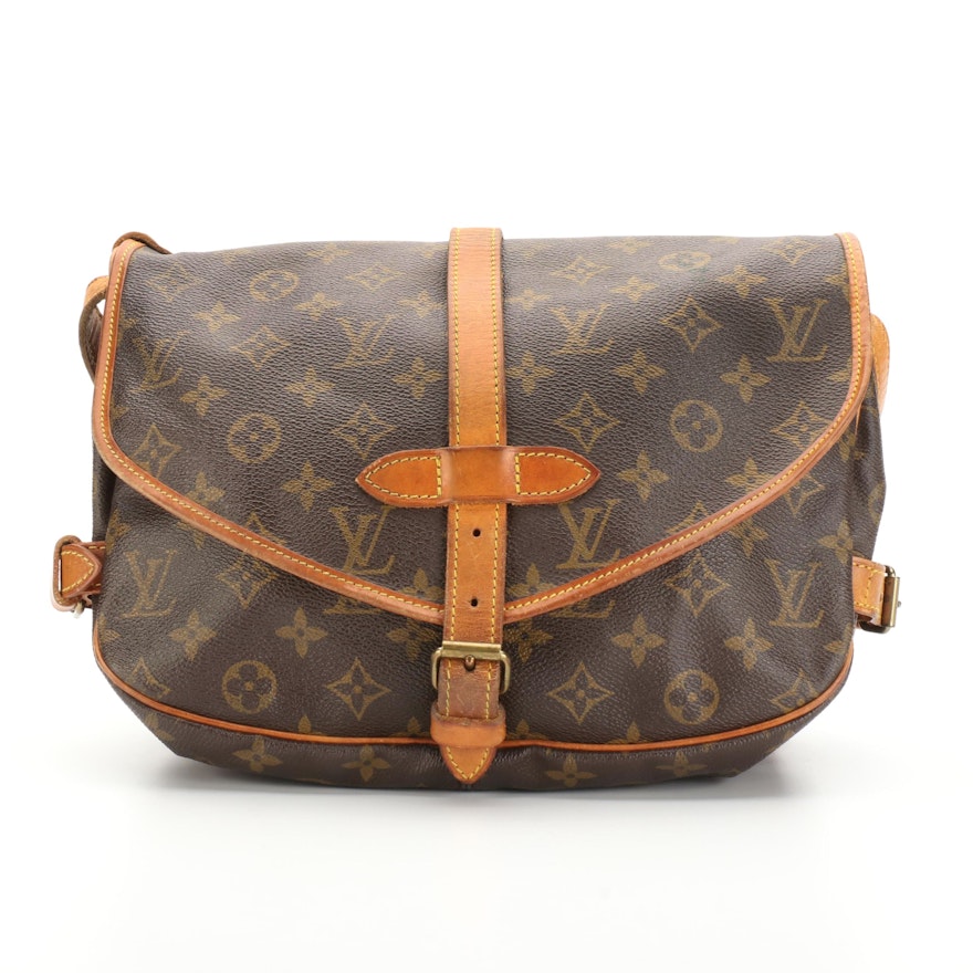 Louis Vuitton Saumur PM Bag in Monogram Canvas