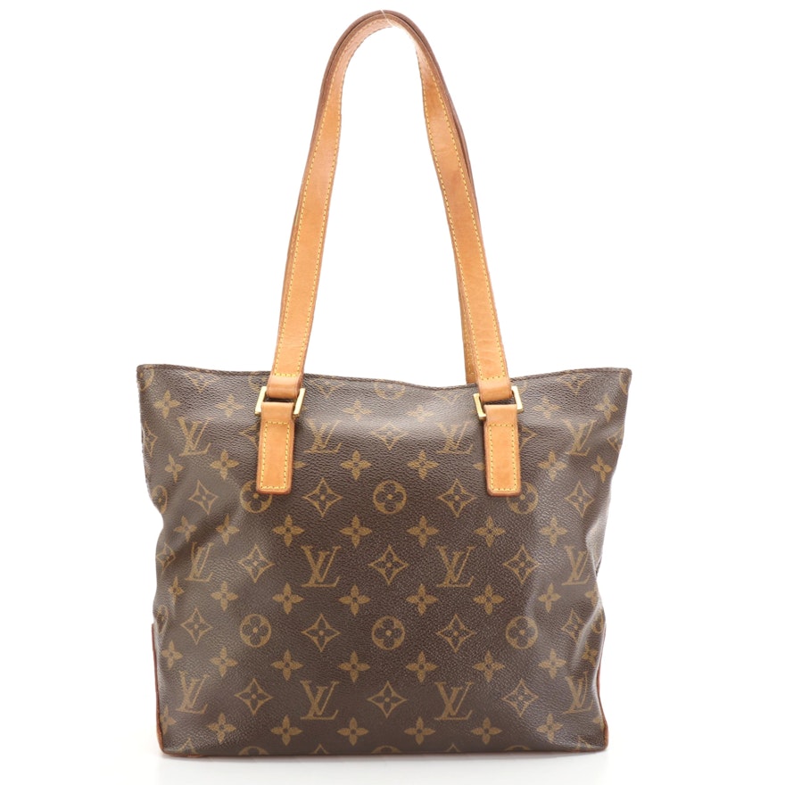 Louis Vuitton Piano Cabas Tote in Monogram Canvas and Vachetta Leather