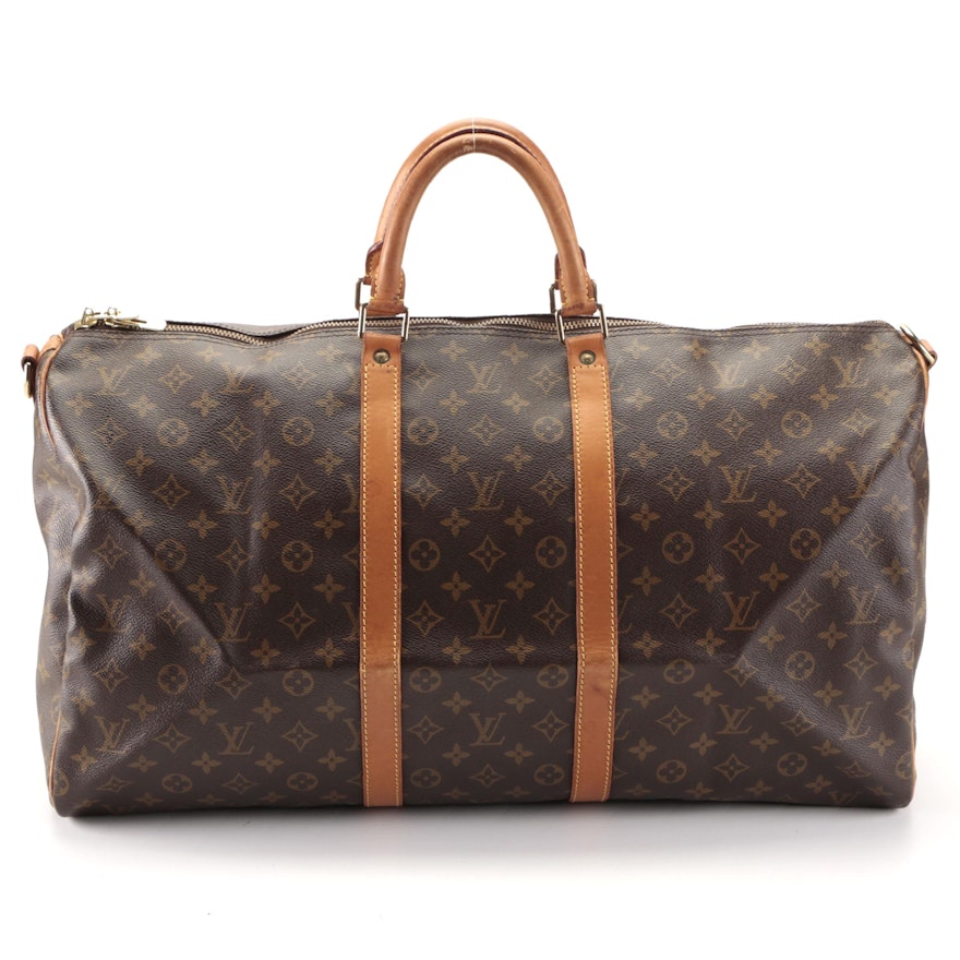 Louis Vuitton Keepall Bandoulière 55 in Monogram Canvas