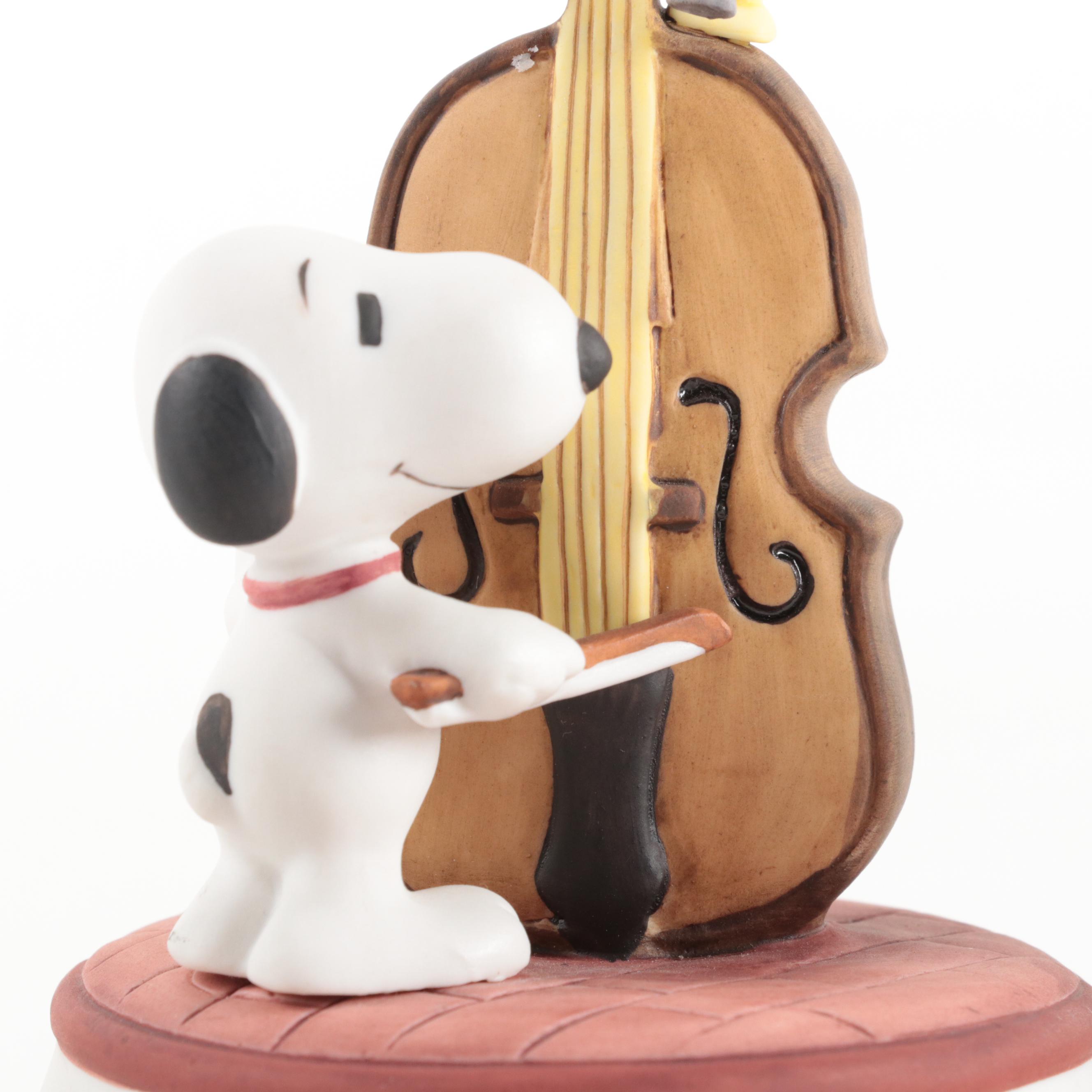 Sekiguchi "Snoopy" Peanuts Porcelain Musical Figurines