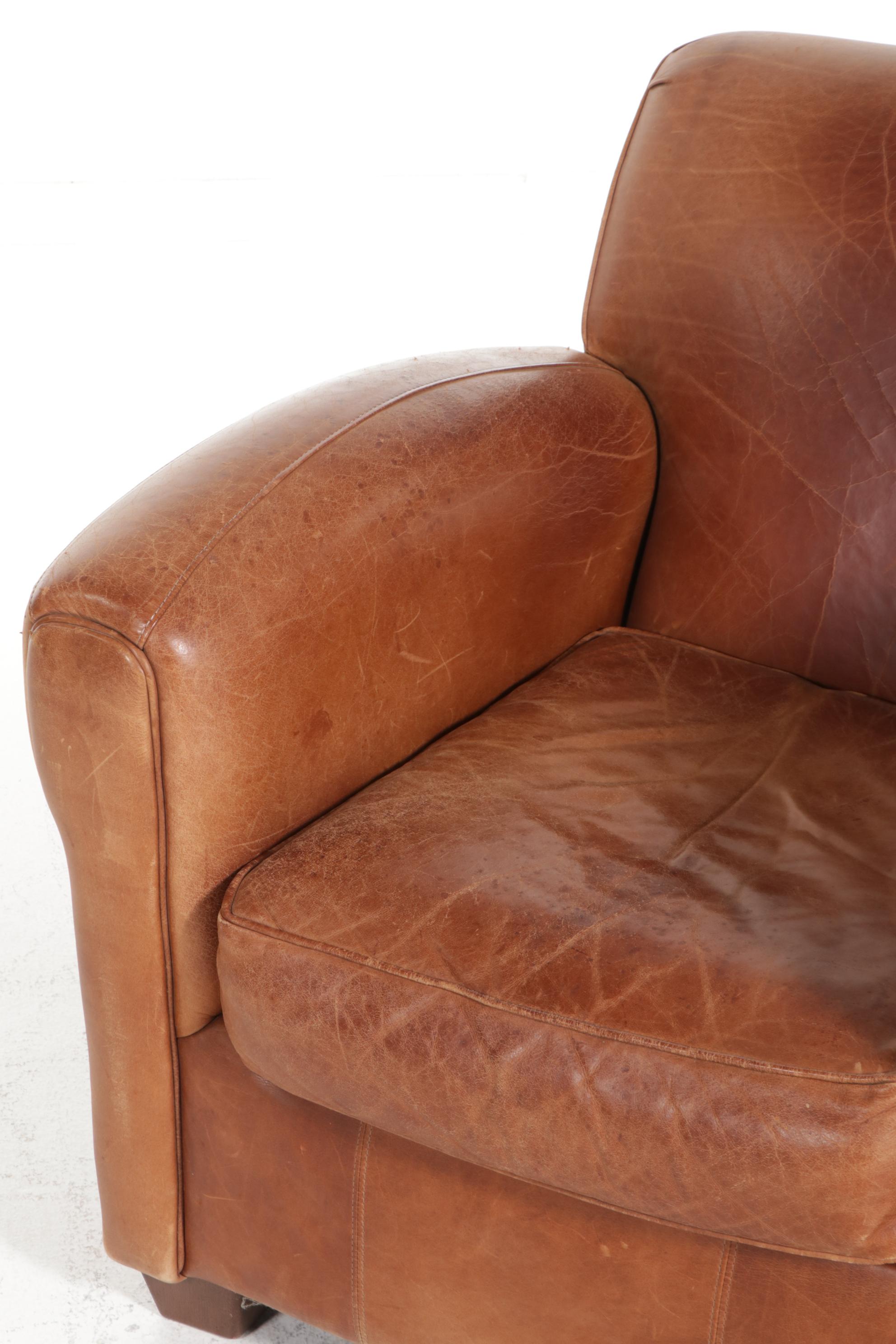 Bauhaus Leather Club Chair, Late 20th to 21st Century