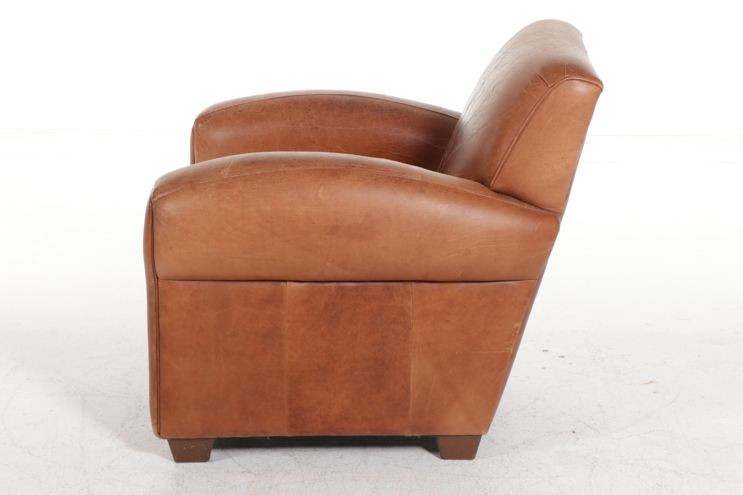 Bauhaus Leather Club Chair, Late 20th to 21st Century