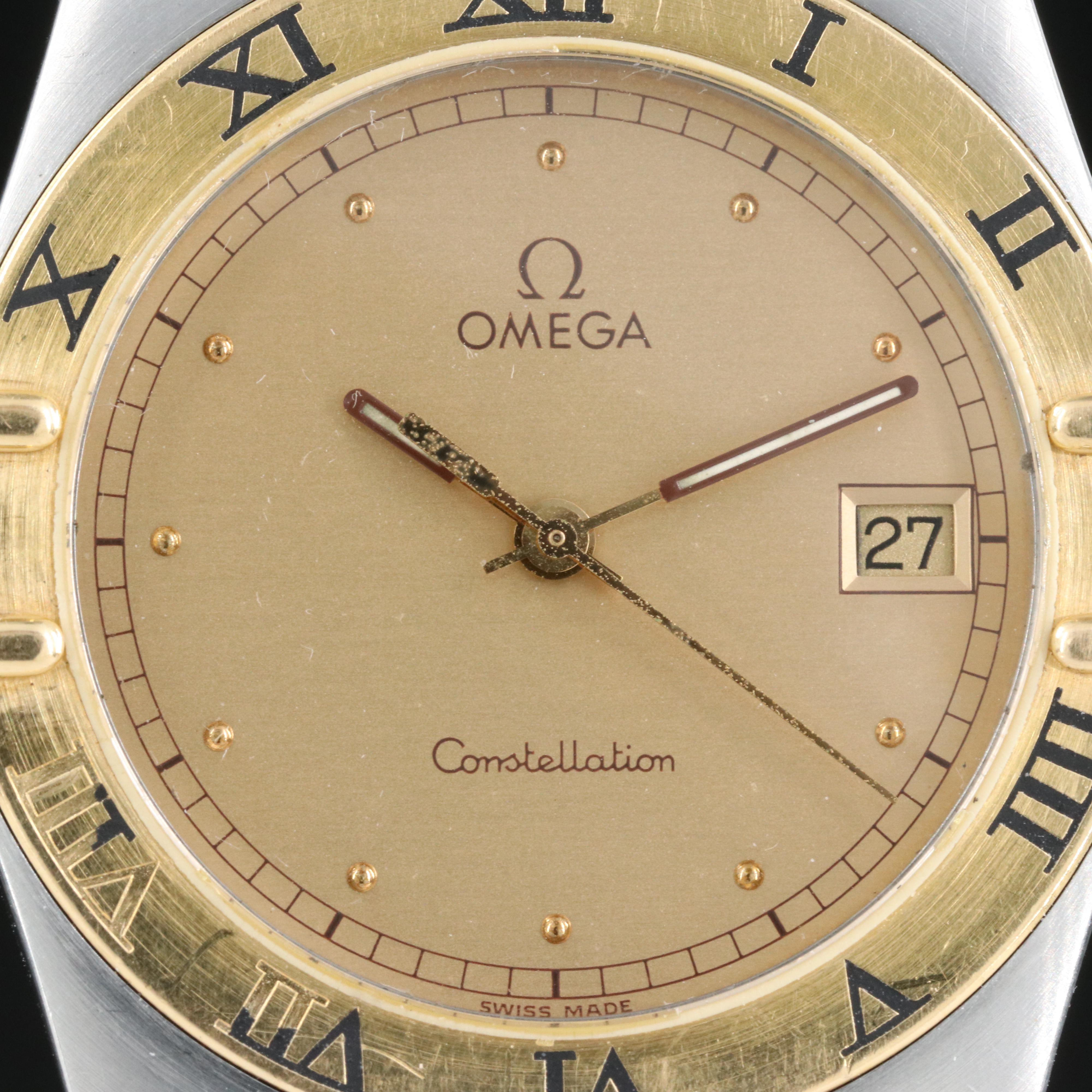 Omega Constellation Date Quartz Watch