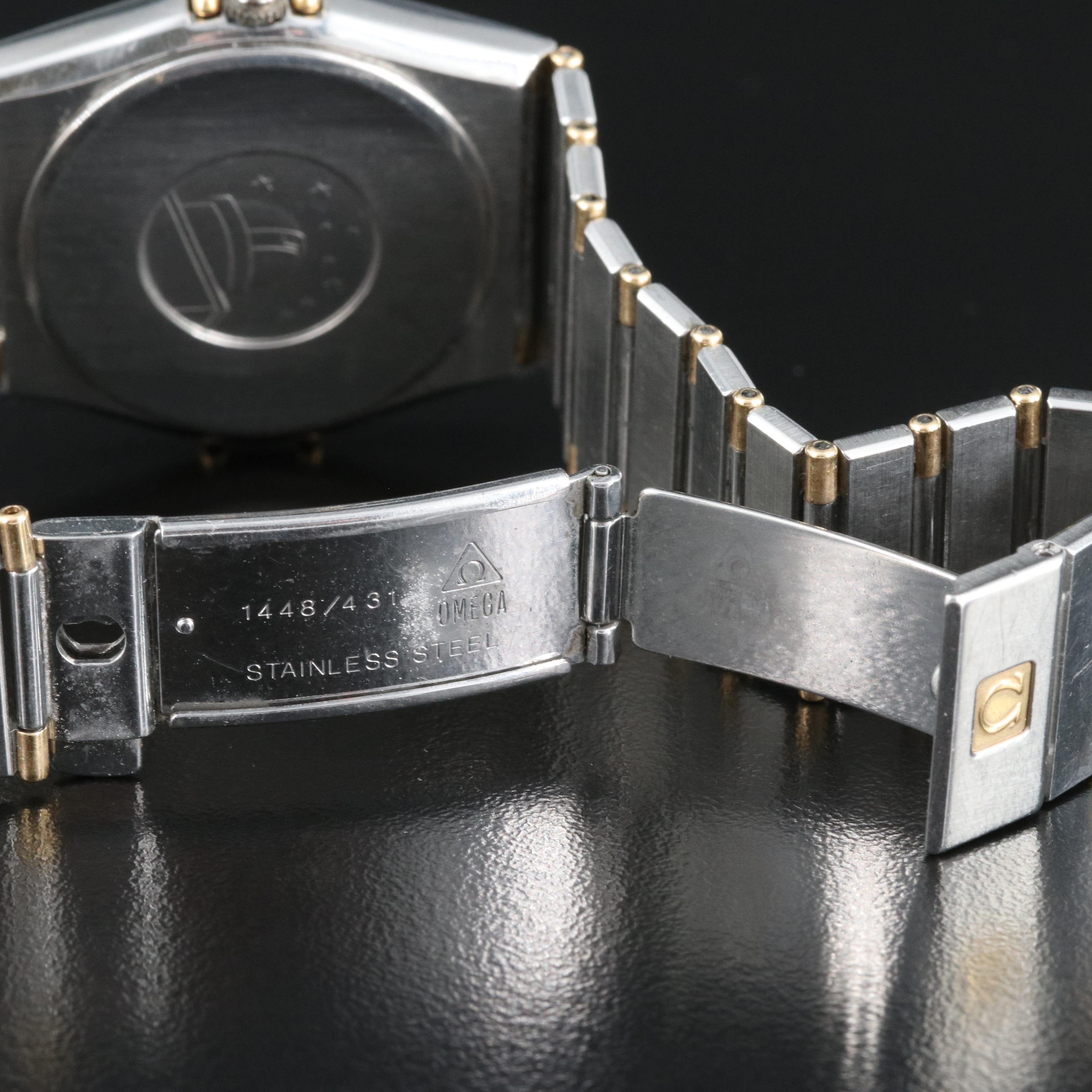 Omega Constellation Date Quartz Watch