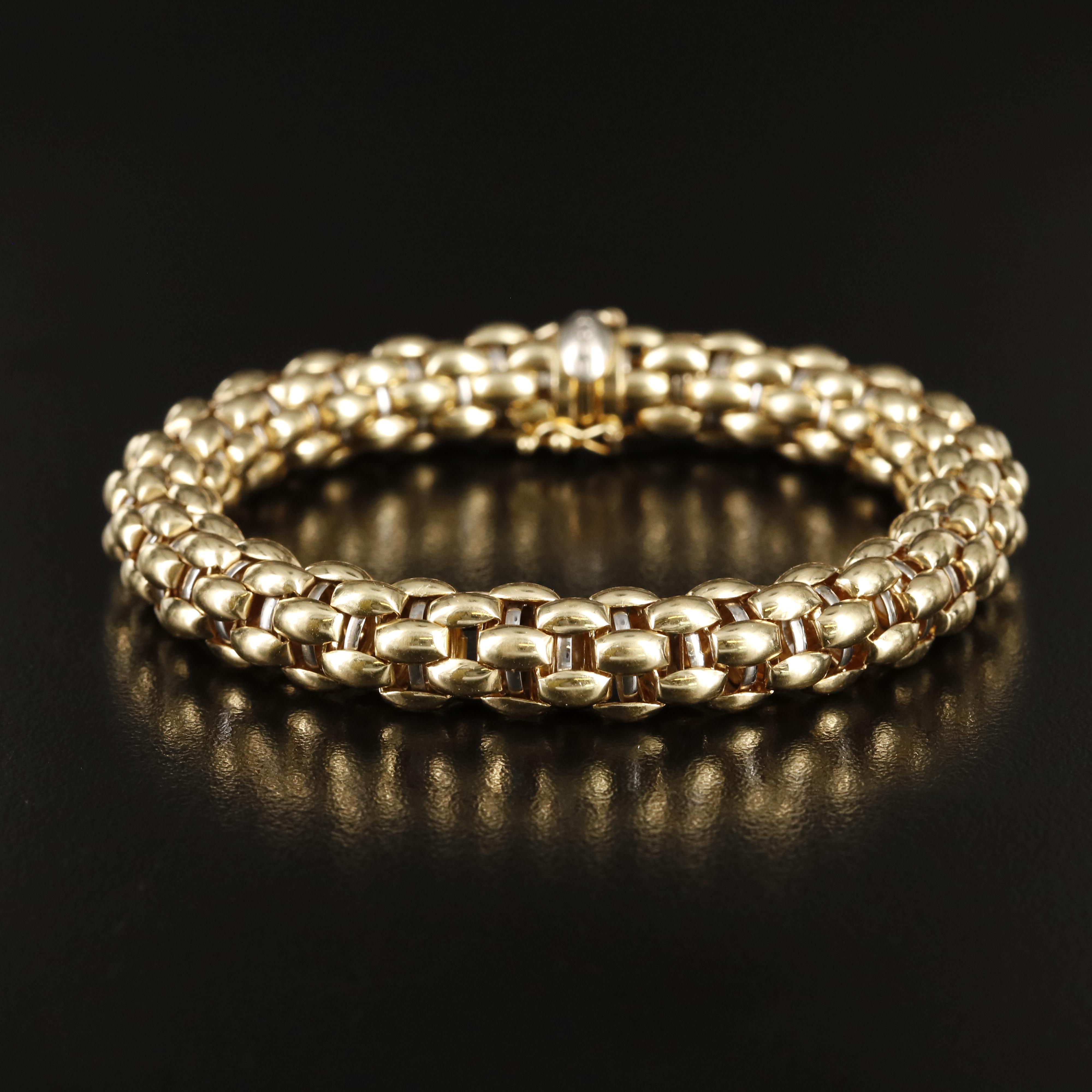 FOPE 18K Fancy Link Bracelet