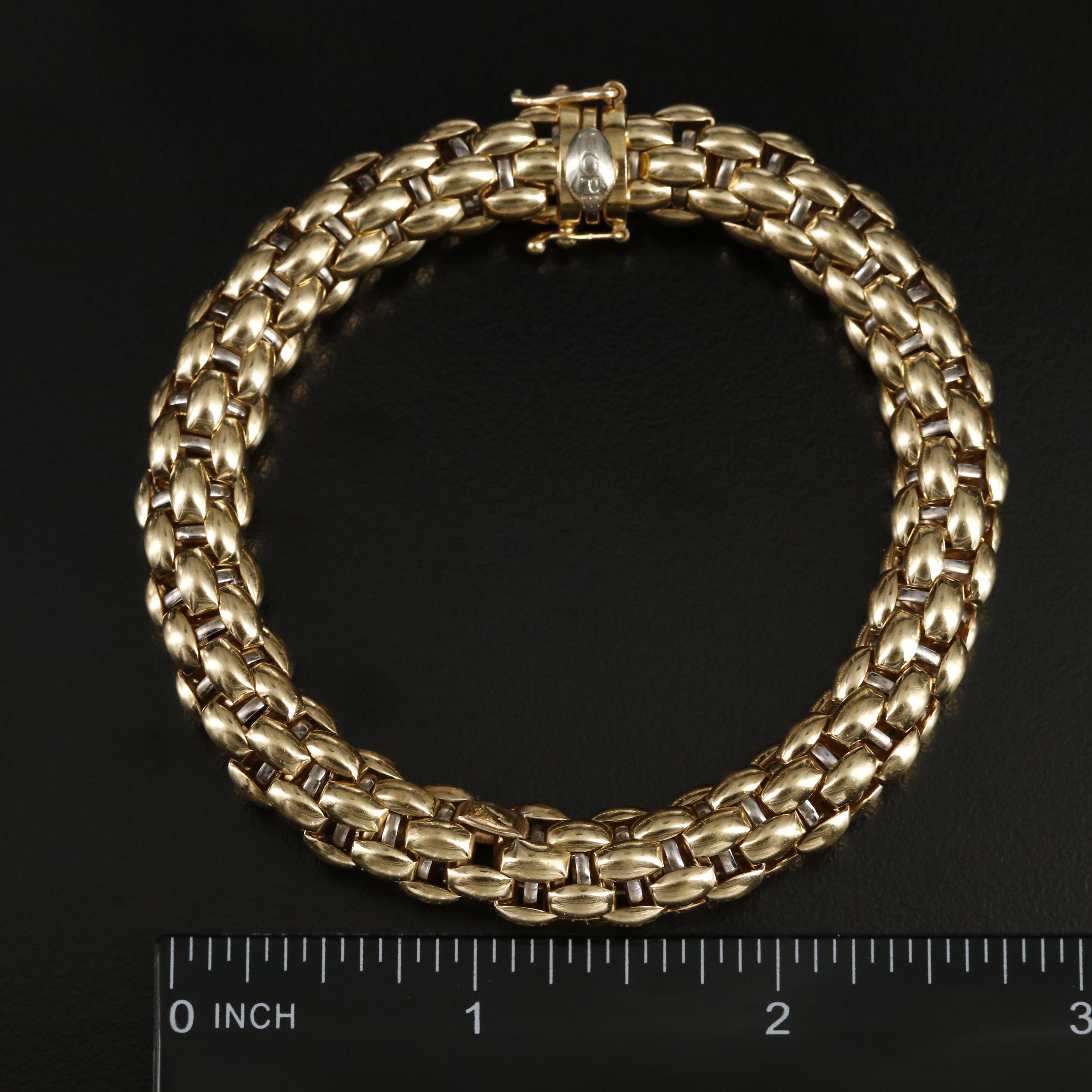 FOPE 18K Fancy Link Bracelet