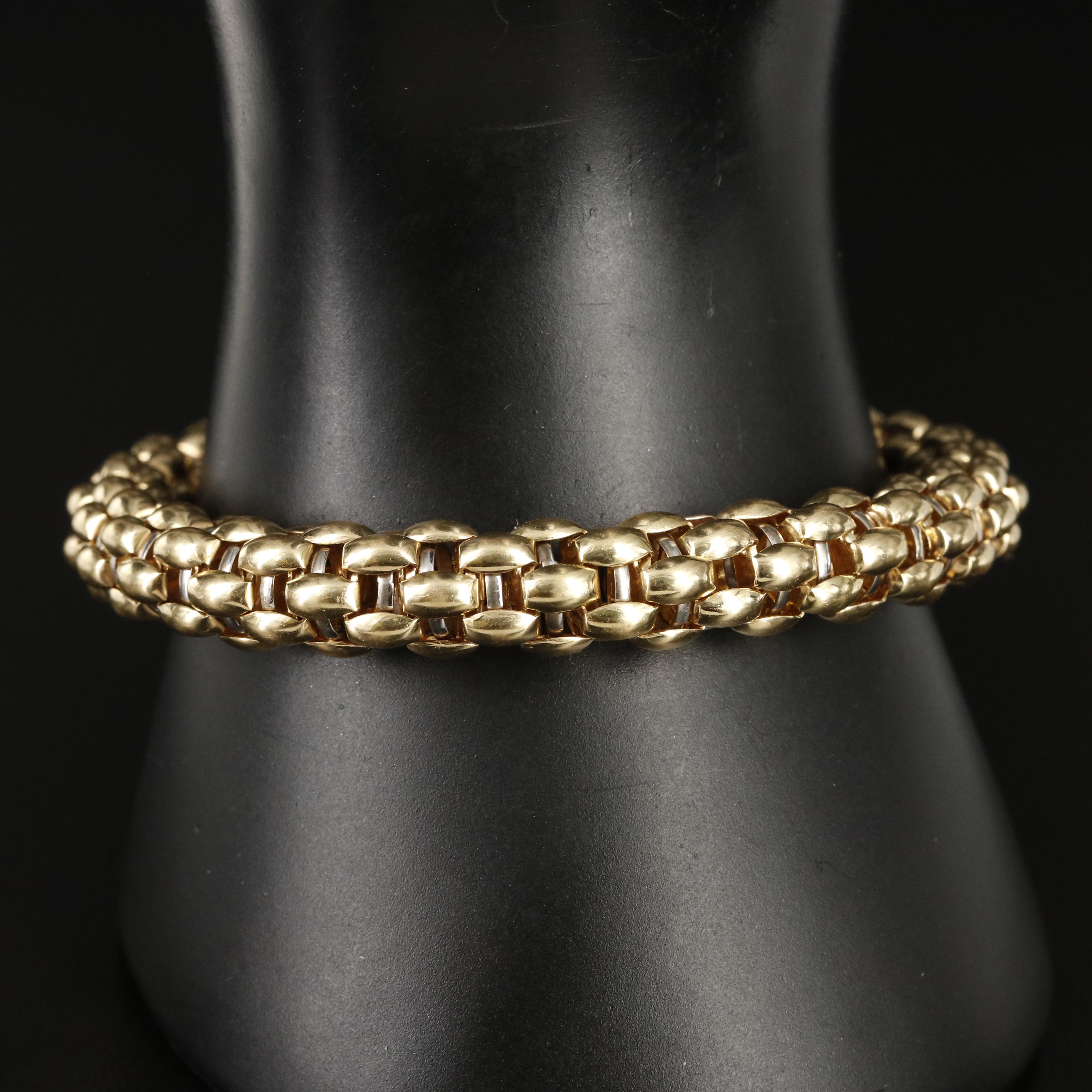 FOPE 18K Fancy Link Bracelet