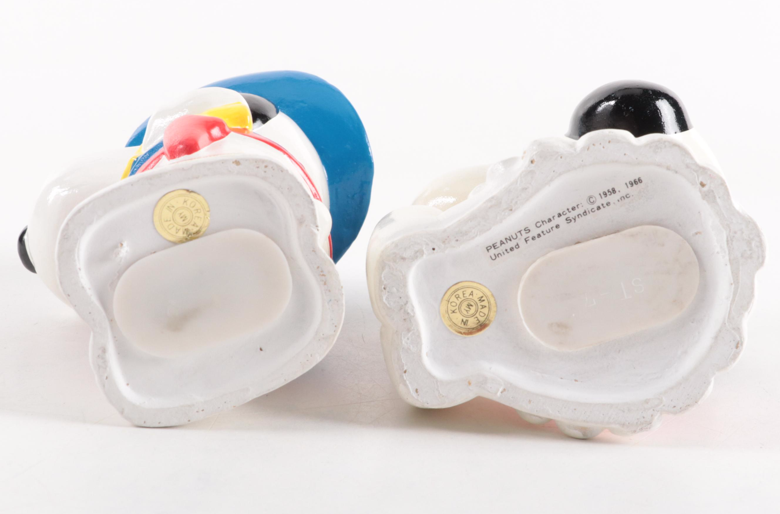 Sheriff Snoopy and Belle Mini Figural Coin Banks