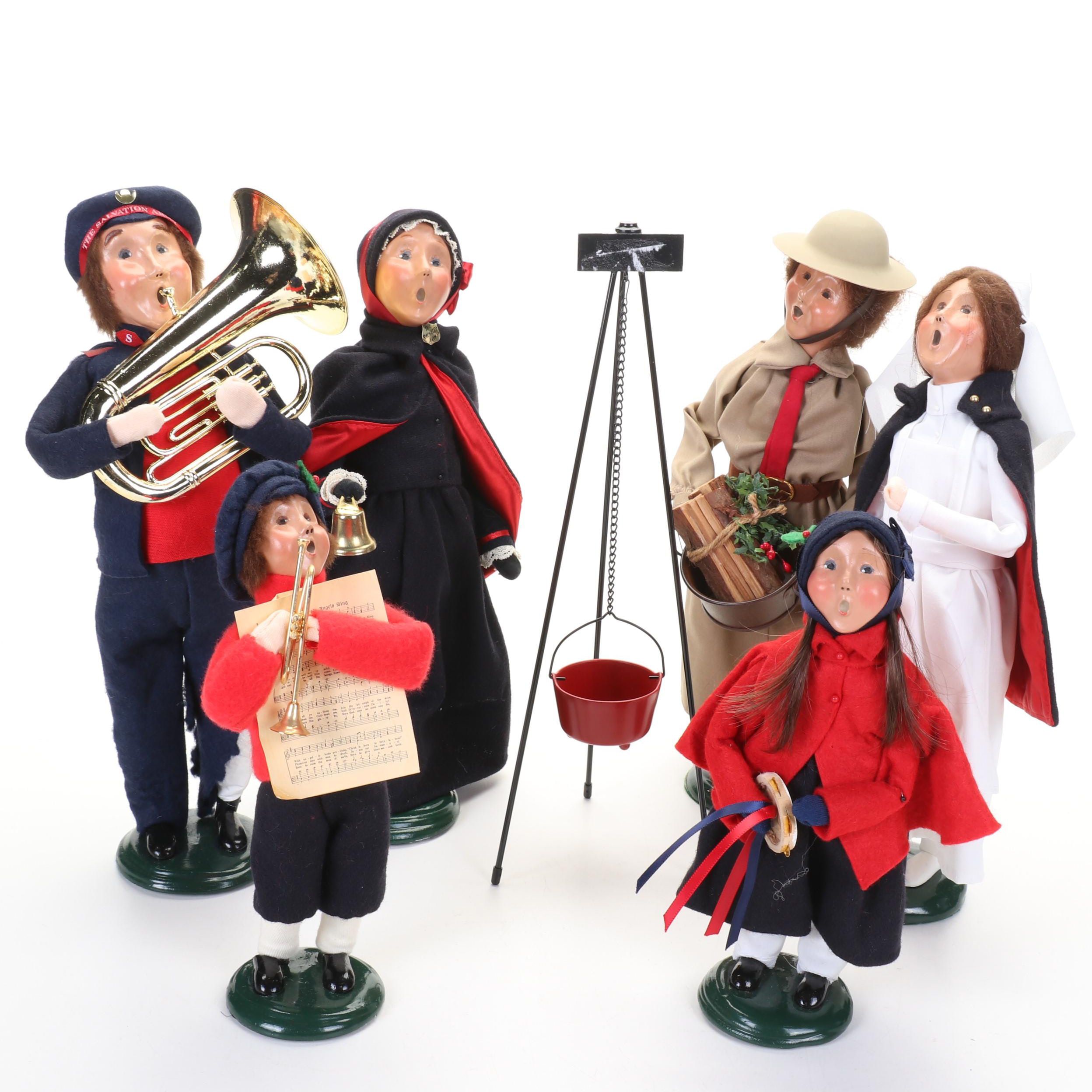 Byers' Choice "The Carolers" Featuring "American Red Cross" Holiday Figurines