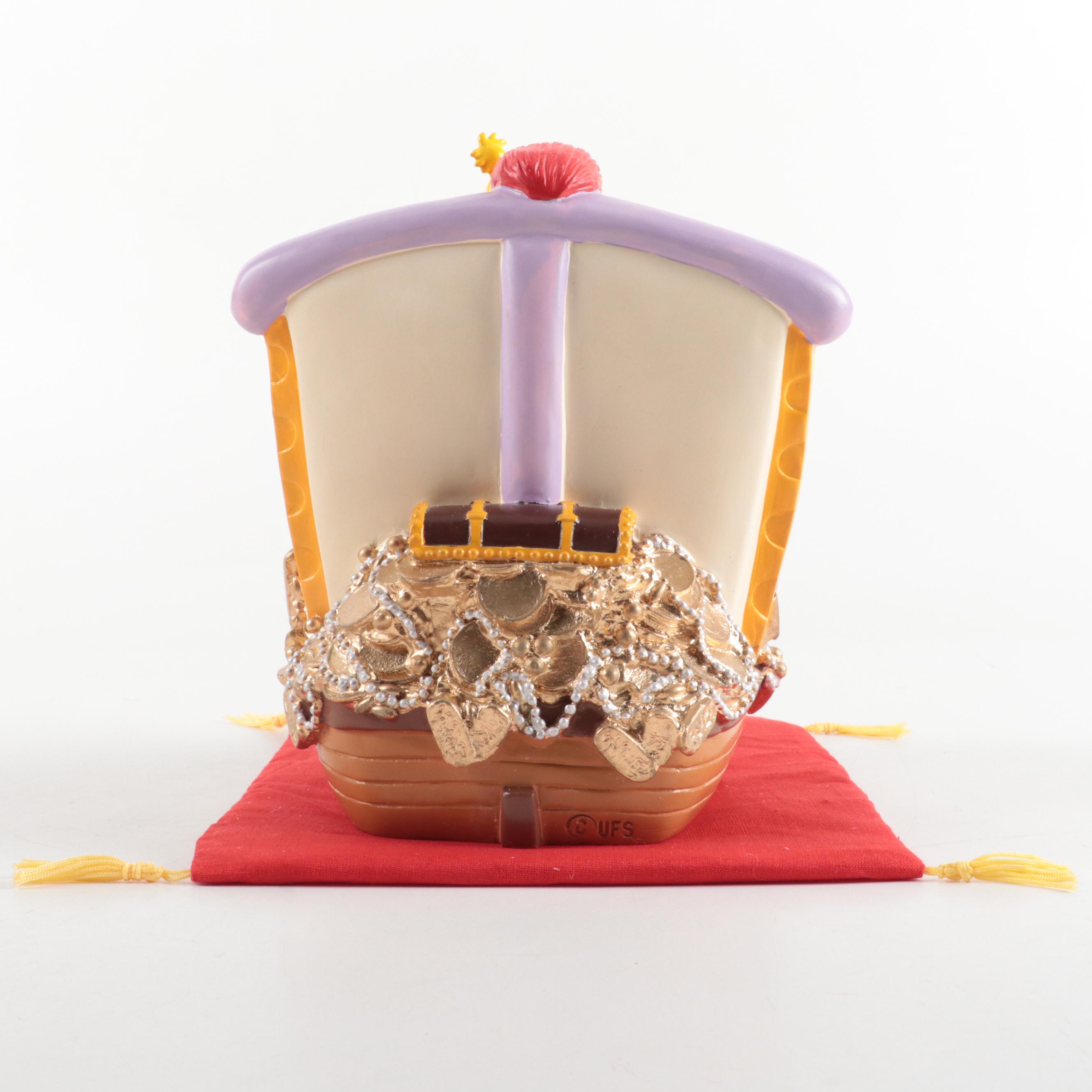 Sun Hing Toy Co. Peanuts Resin Chinese Boat Figurine