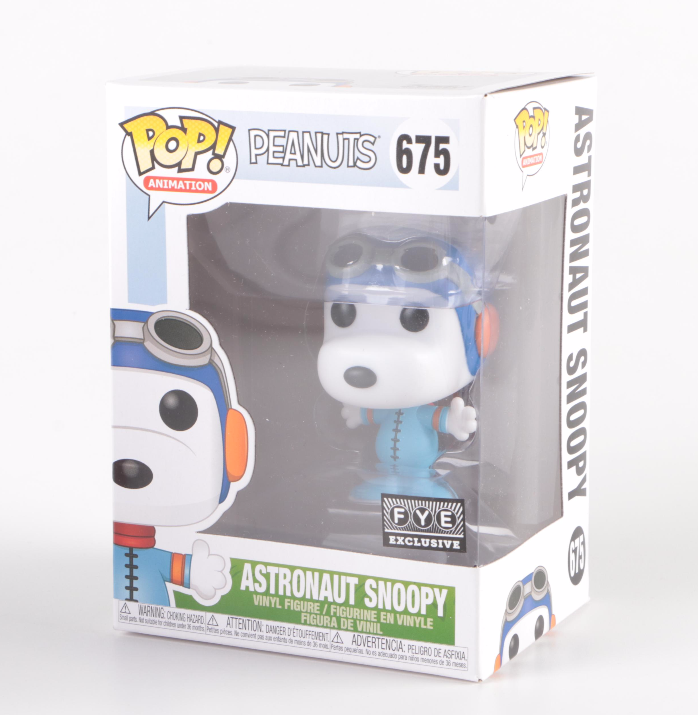 Funko Pop! Peanuts Snoopy and Astronaut Snoopy Vinyl Figurines