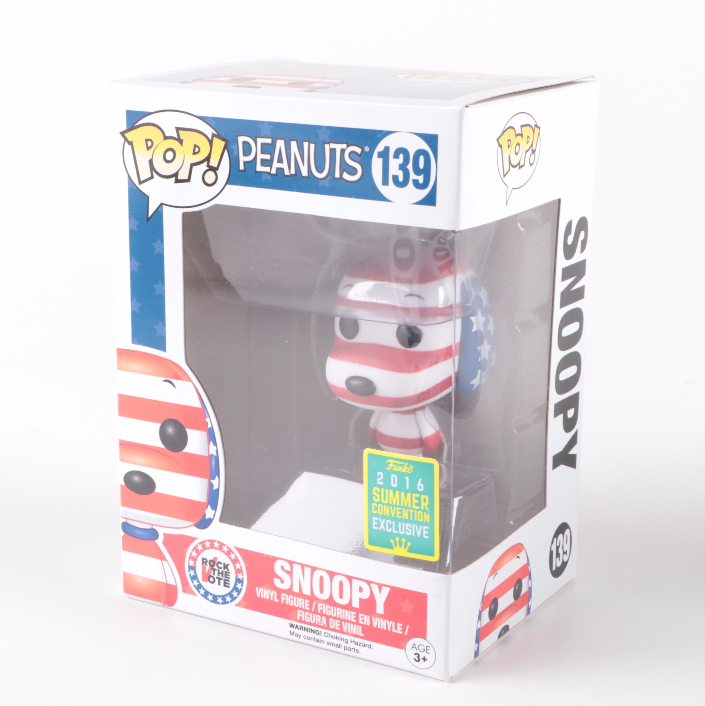 Funko Pop! Peanuts Snoopy and Astronaut Snoopy Vinyl Figurines