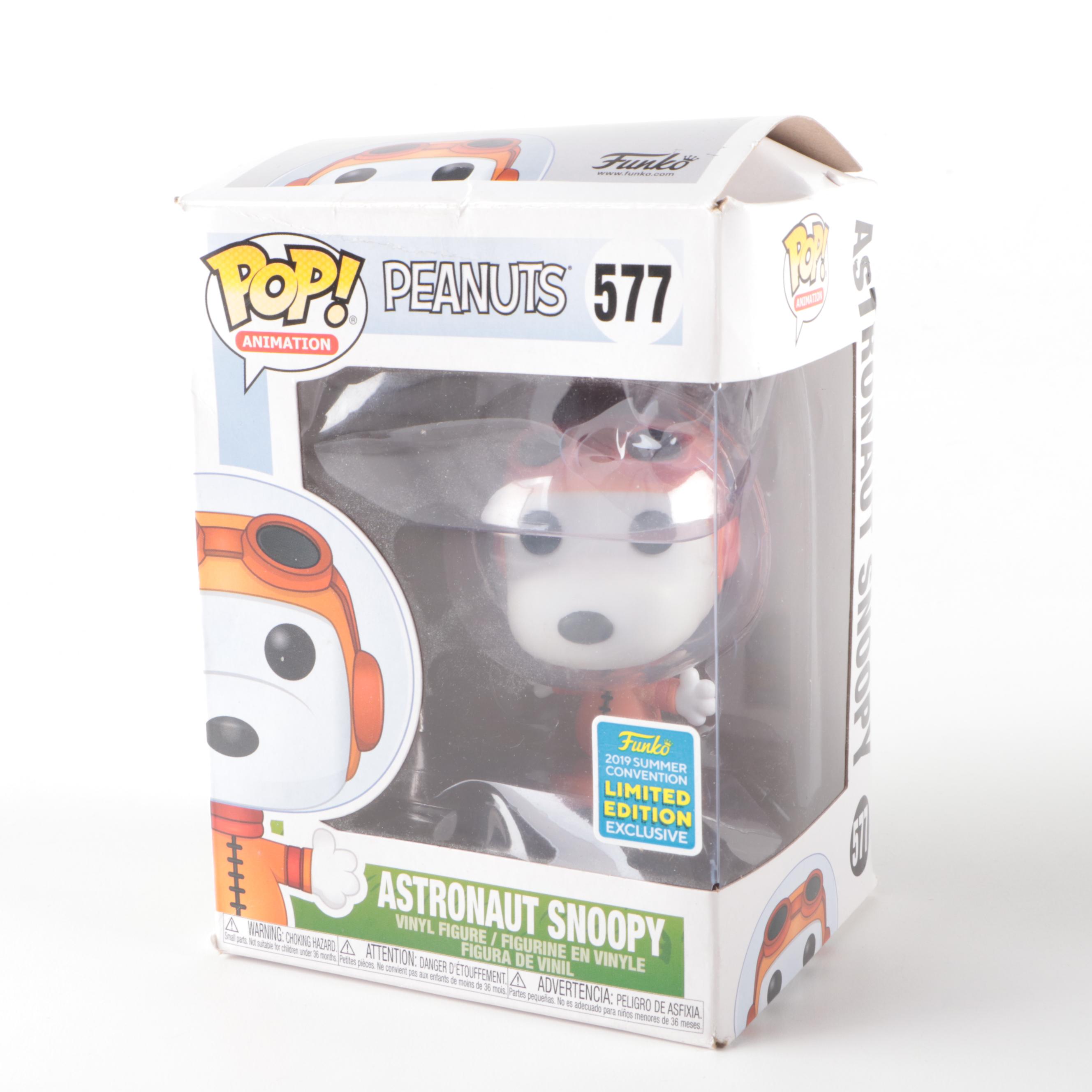 Funko Pop! Peanuts Snoopy and Astronaut Snoopy Vinyl Figurines