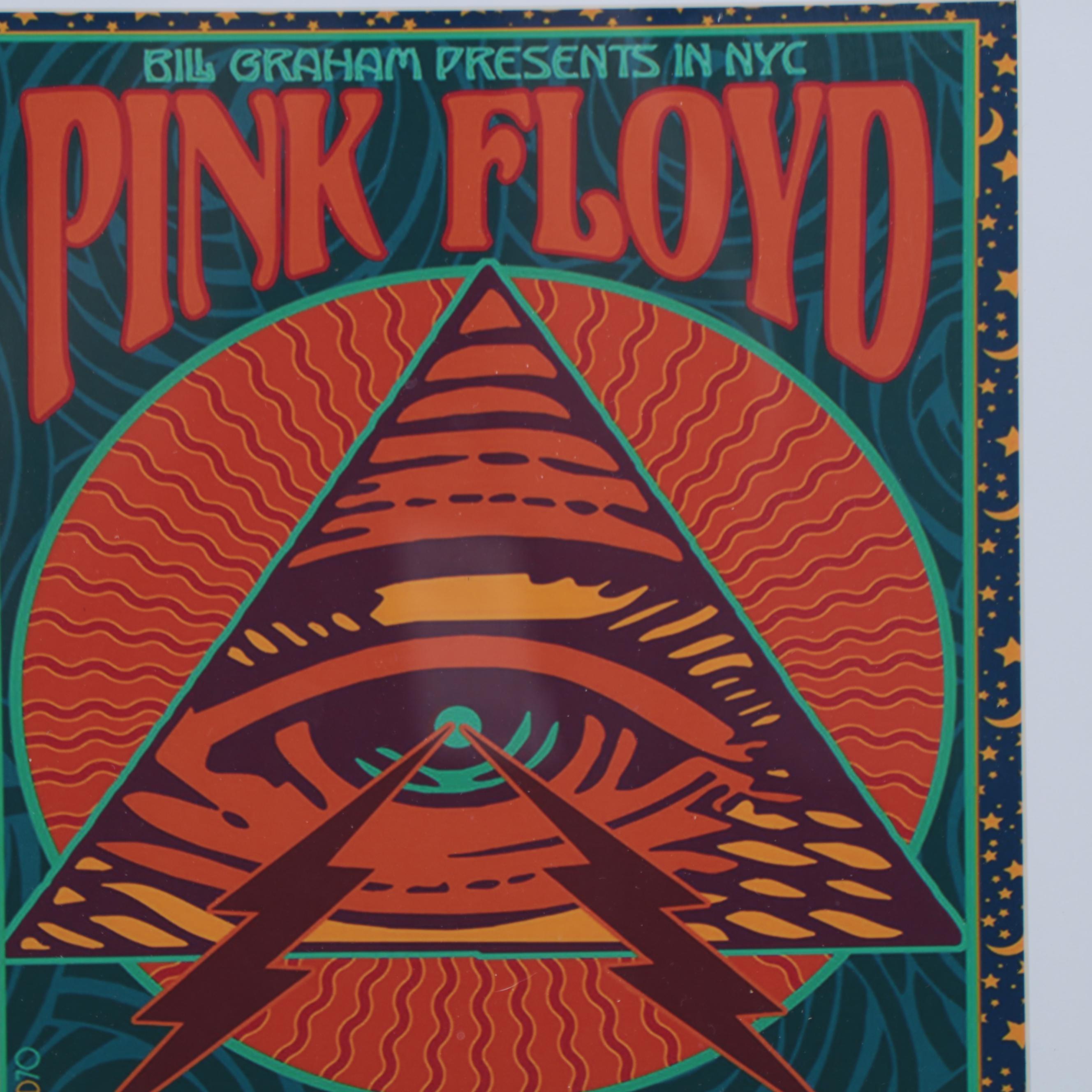 Giclée After David Edward Byrd "Pink Floyd at the Fillmore East 1970"