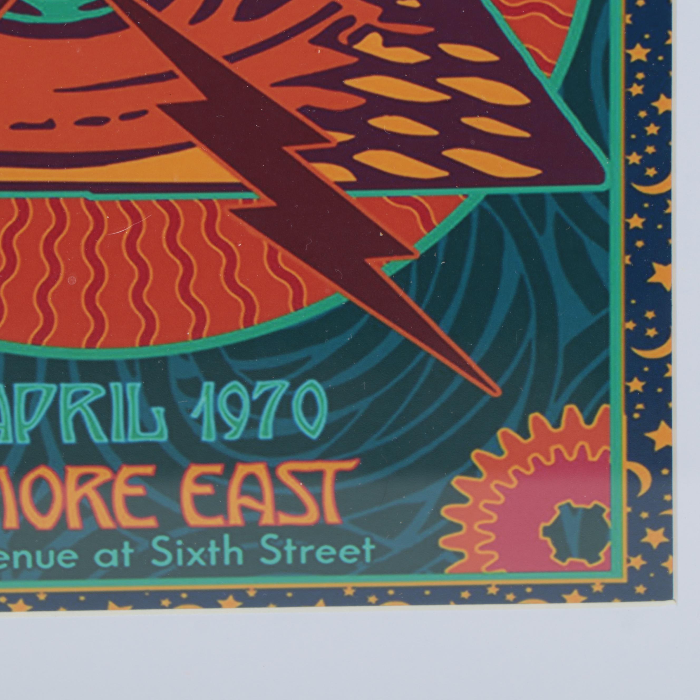 Giclée After David Edward Byrd "Pink Floyd at the Fillmore East 1970"