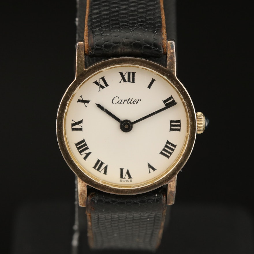Vintage Cartier Stem Wind Wristwatch