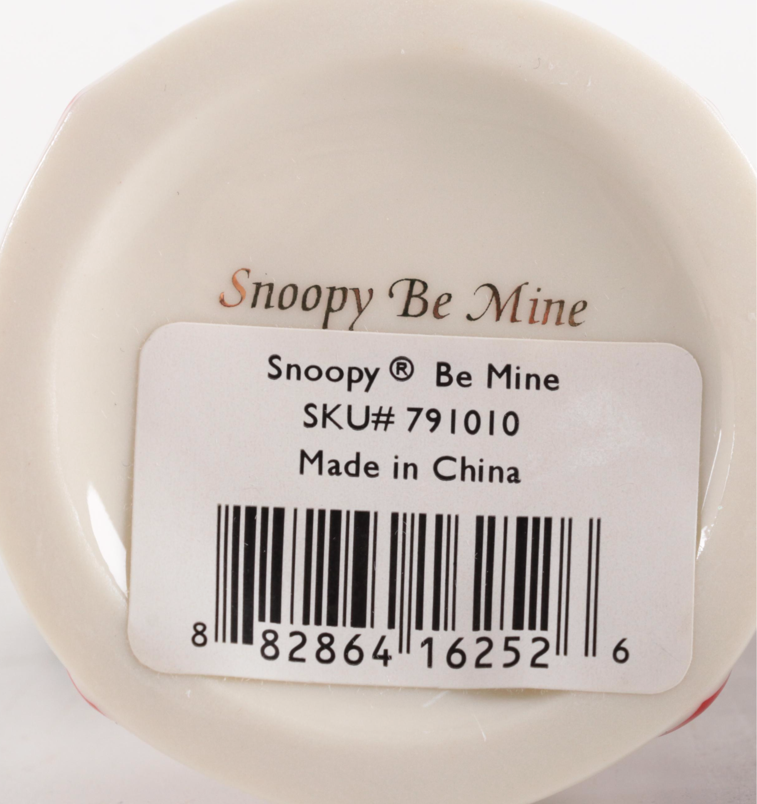 Lenox Peanuts Bone China "Snoopy Steals a Kiss" and Other Figurines