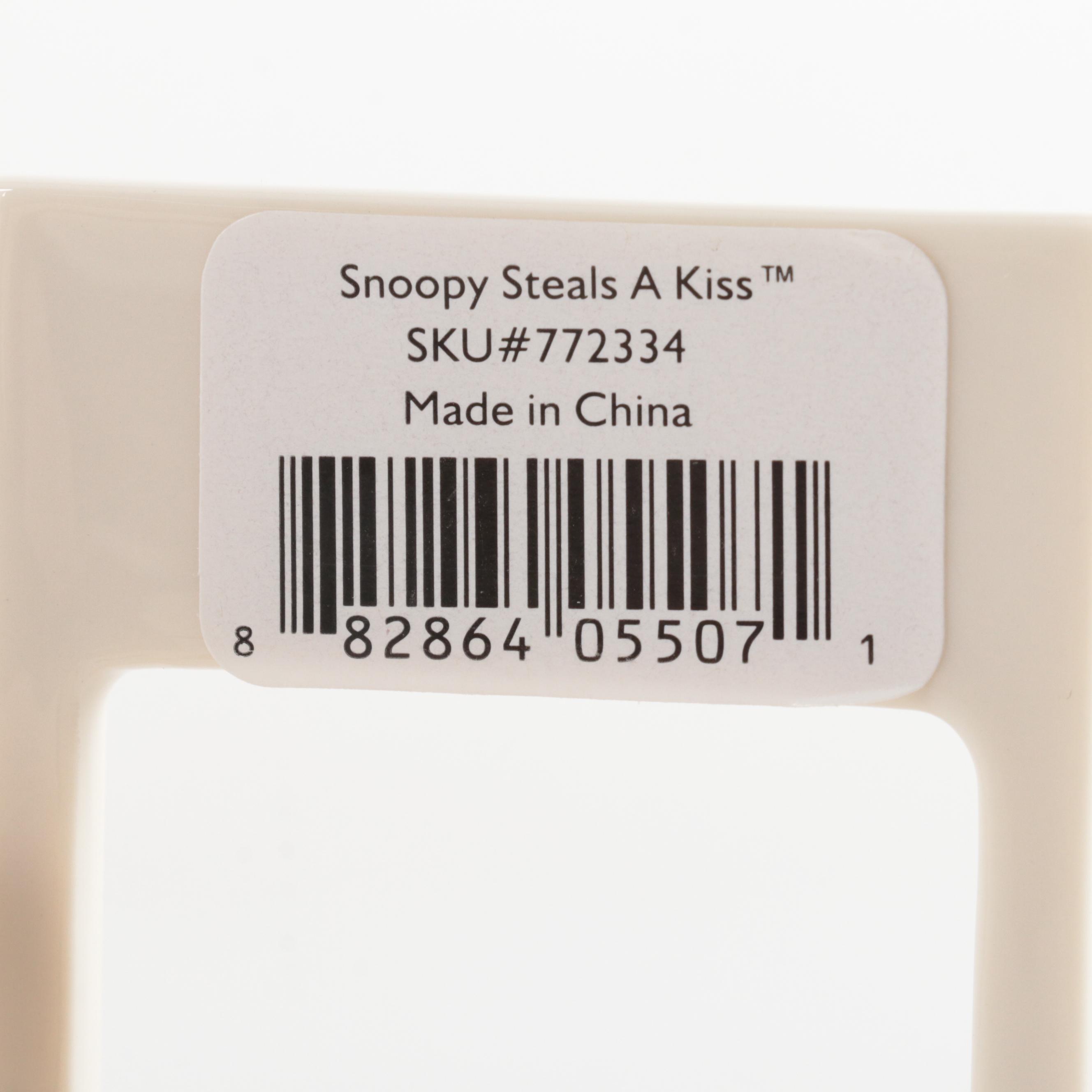 Lenox Peanuts Bone China "Snoopy Steals a Kiss" and Other Figurines