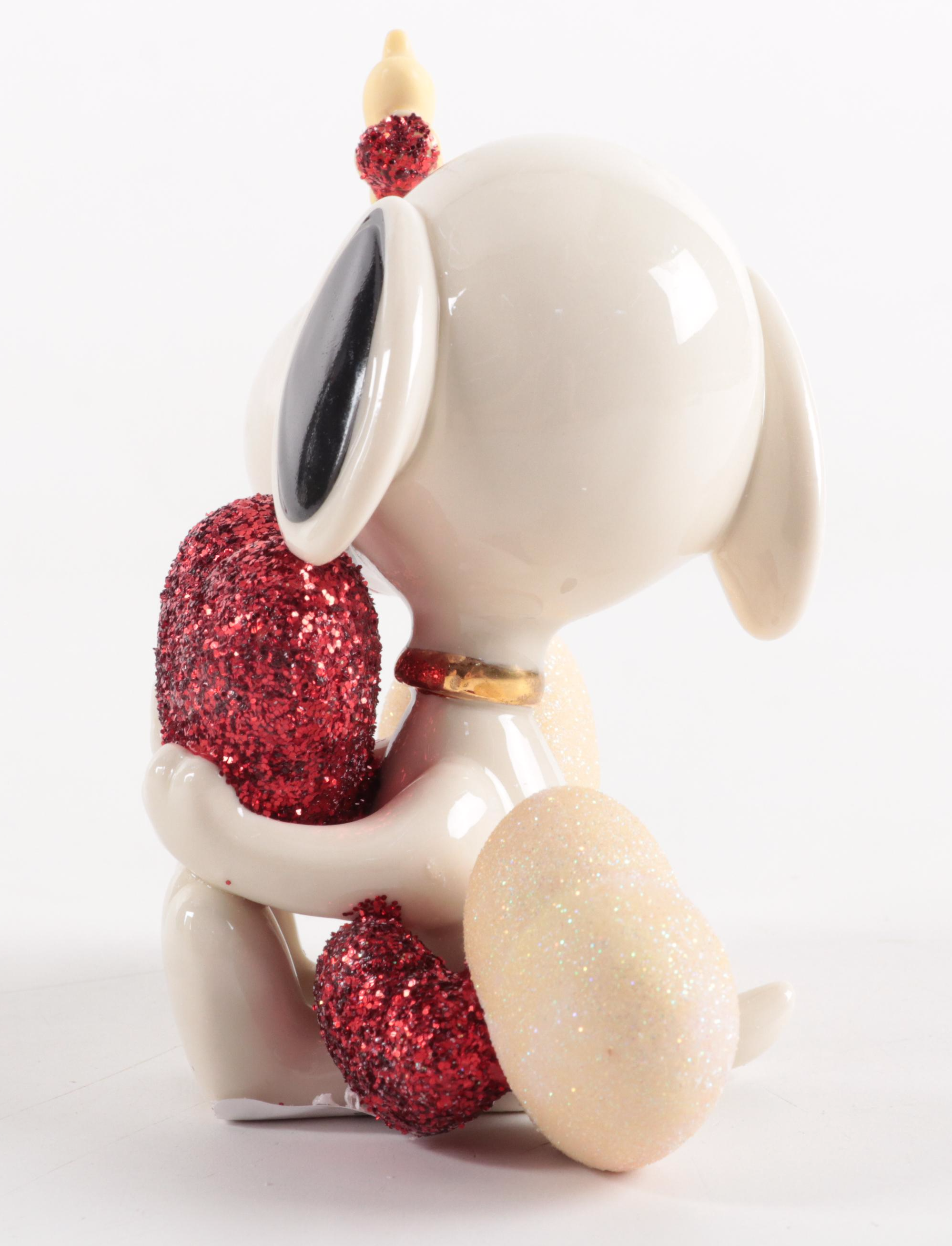 Lenox Peanuts Bone China "Snoopy Steals a Kiss" and Other Figurines