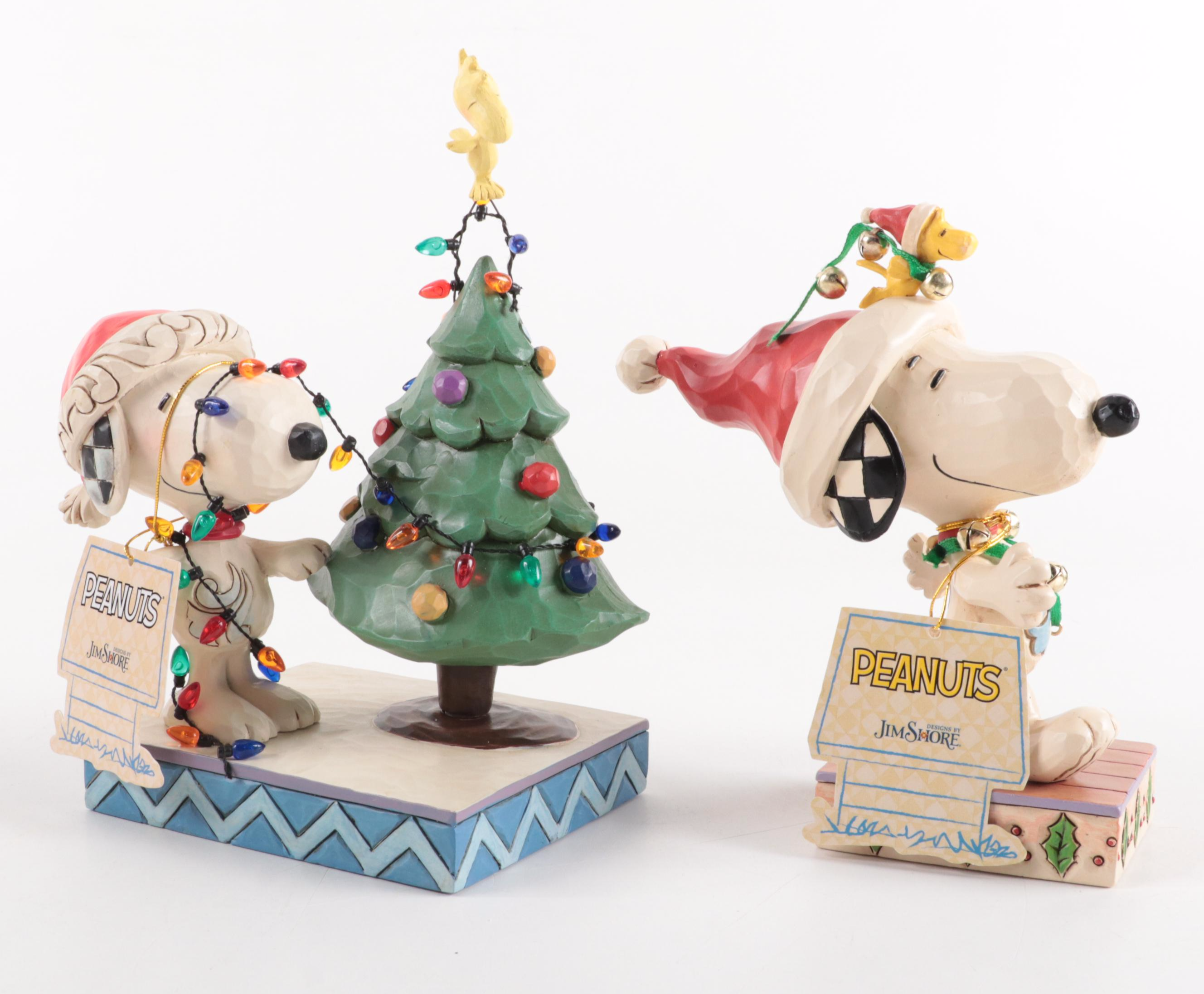 Jim Shore "Jingle Bell Buddies" and "Tangled Up in Christmas Joy" Figurines
